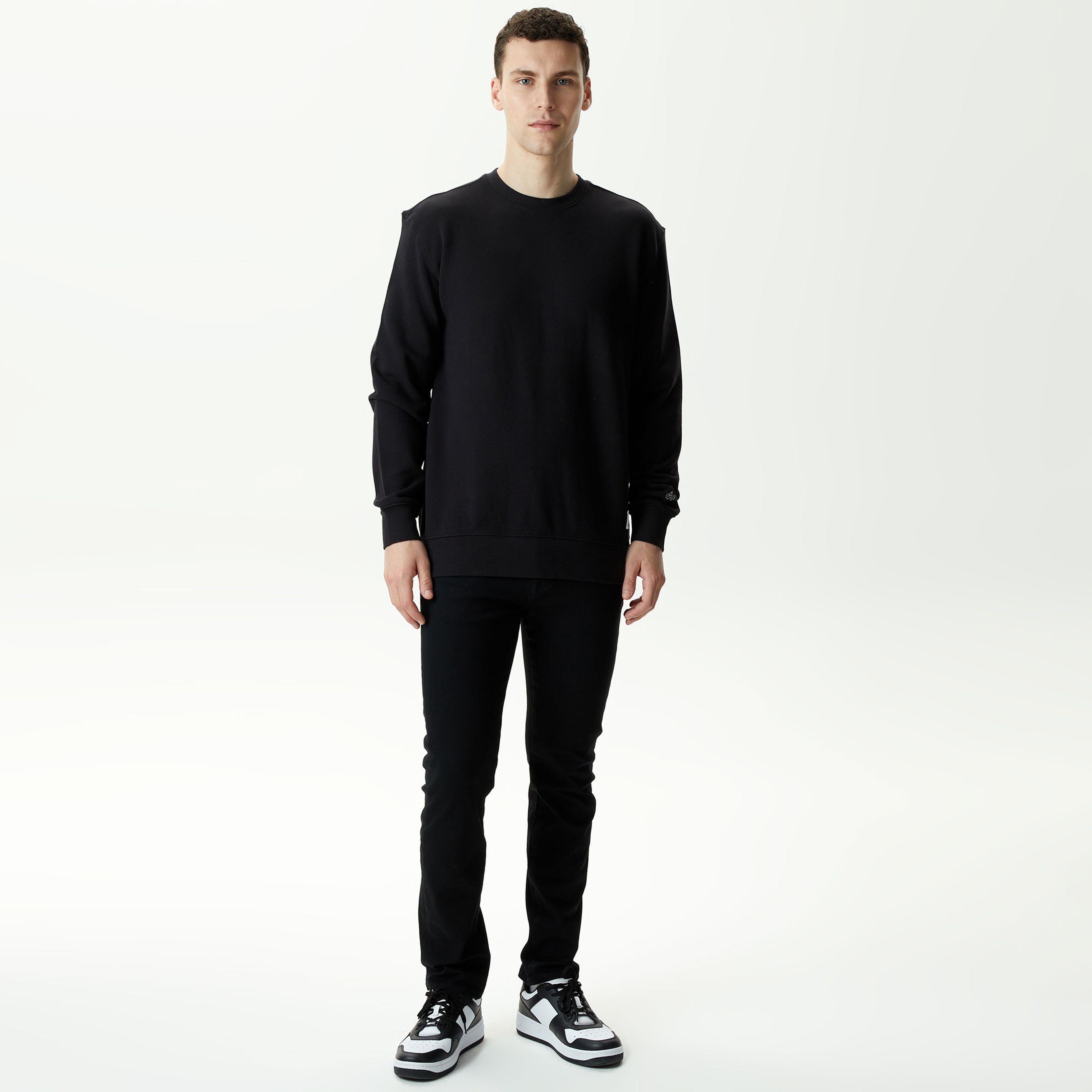 Alpha Industries Essential French Unisex Siyah Sweatshirt