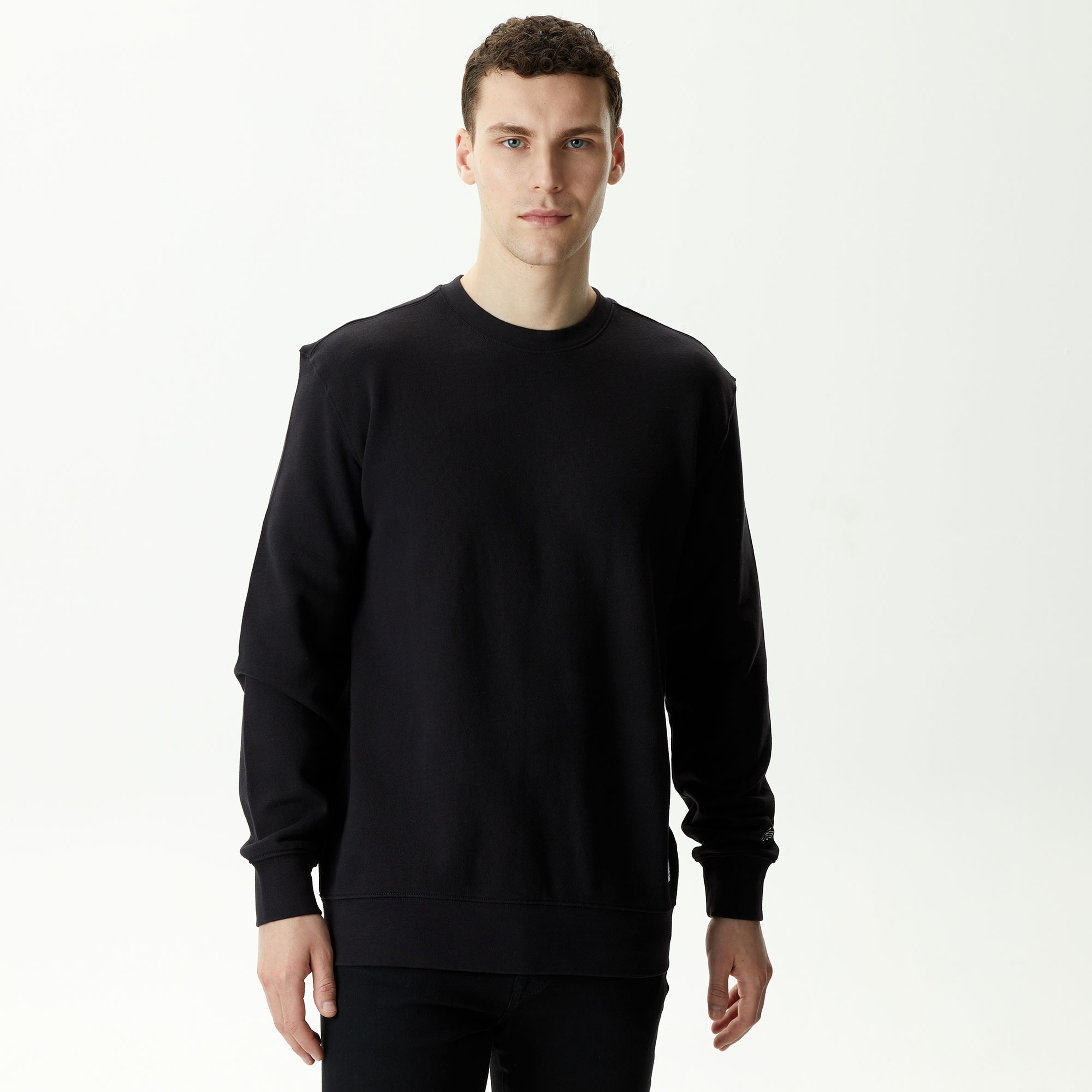 Alpha Industries Essential French Unisex Siyah Sweatshirt