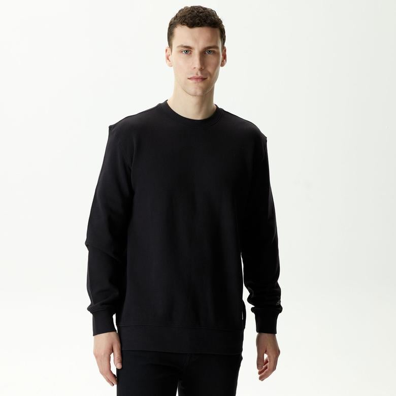 Alpha Industries Essential French Unisex Siyah Sweatshirt