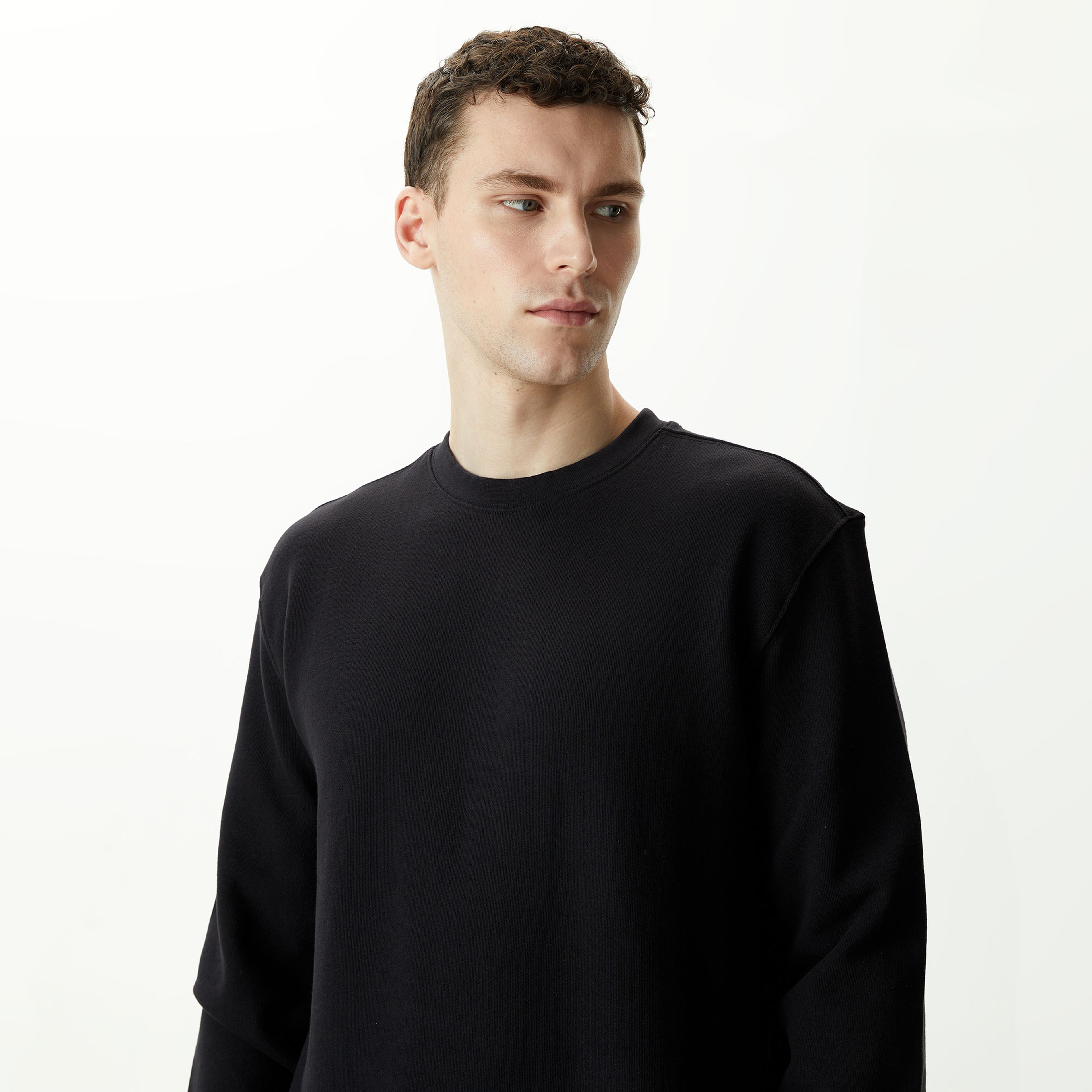 Alpha Industries Essential French Unisex Siyah Sweatshirt