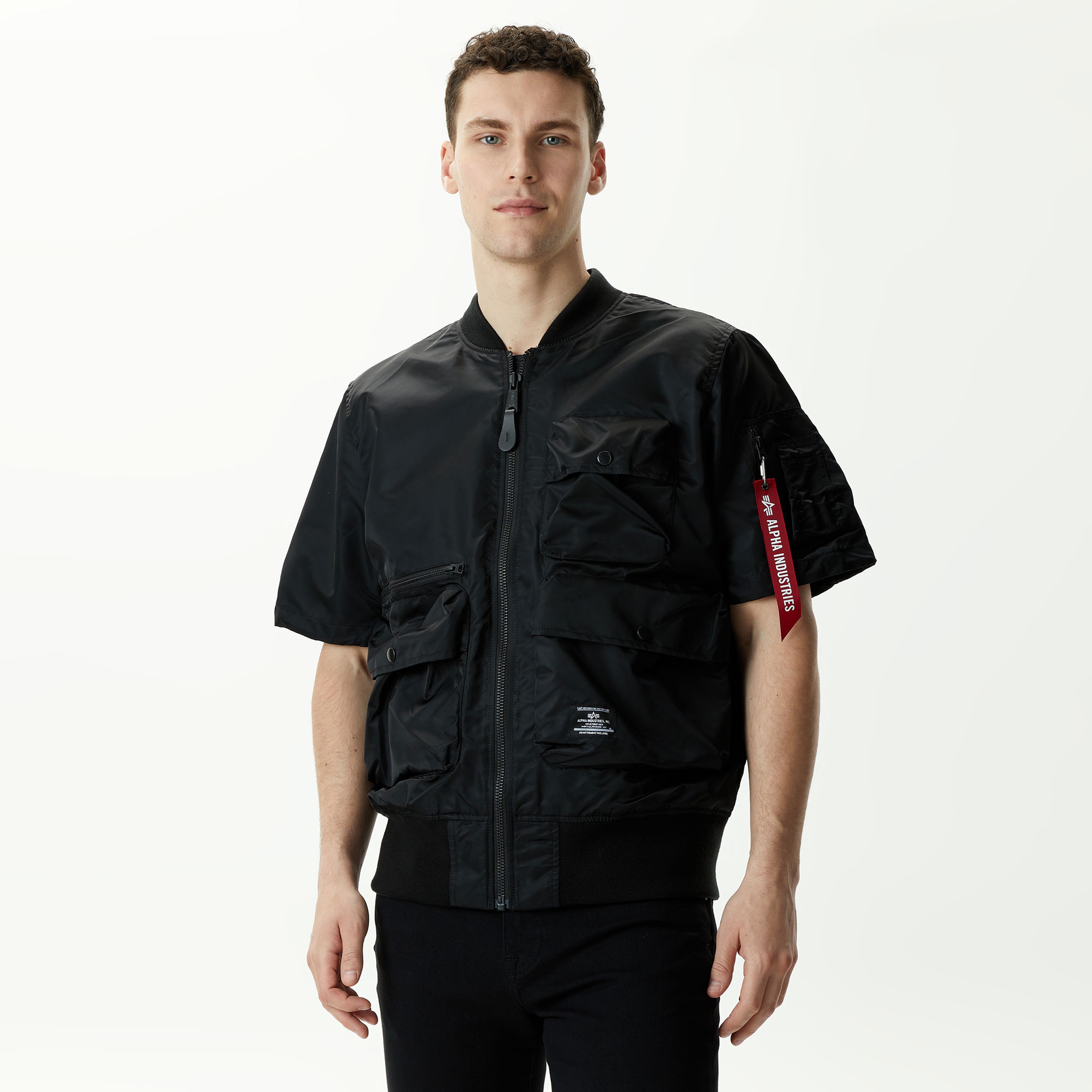 Alpha Industries L-2B Sleeve Flight Unisex Siyah Ceket