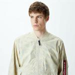 Alpha Industries L-2B Packaway Flight Erkek Krem Ceket
