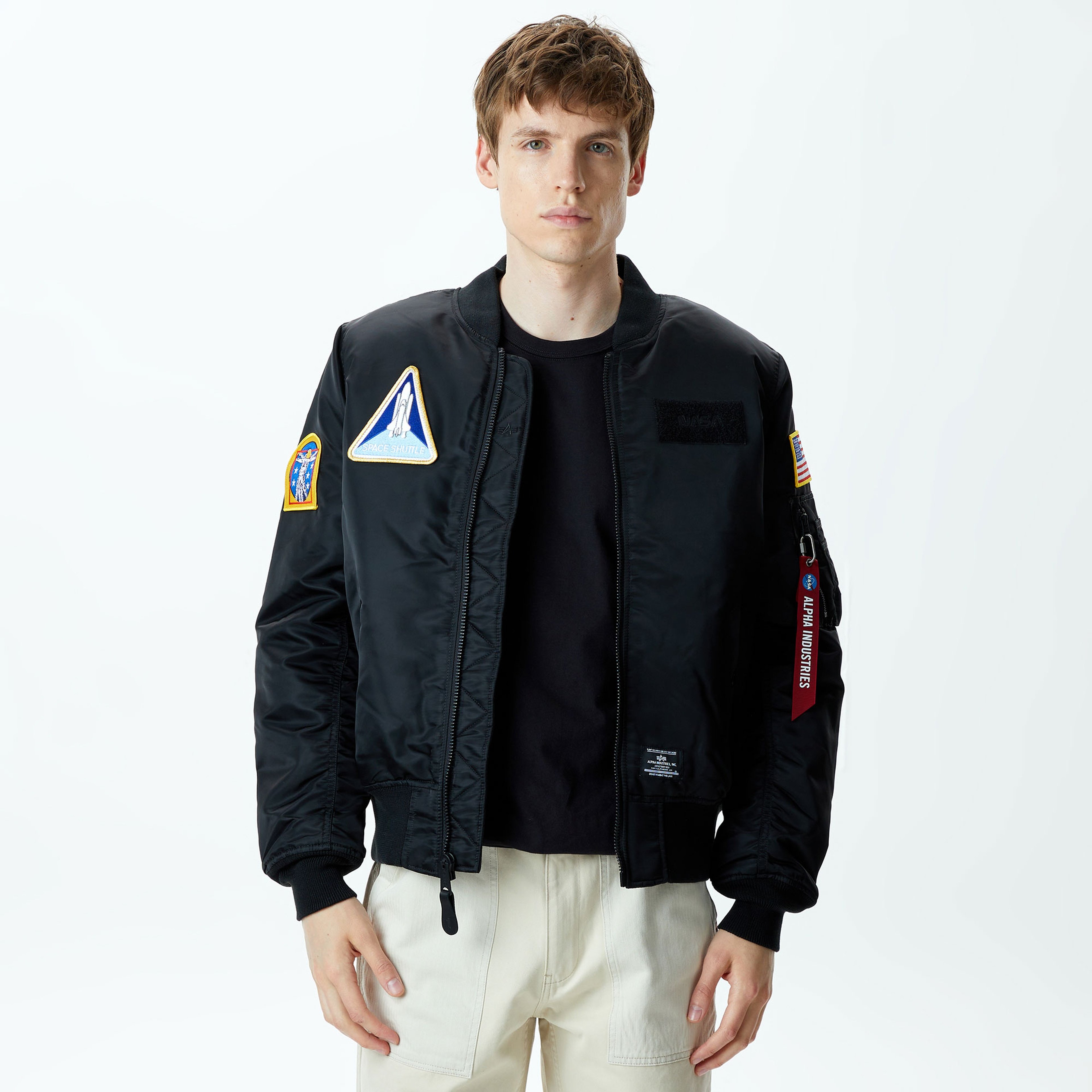 Alpha Industries Nasa Ma-1 Flight Gen Erkek Siyah Ceket