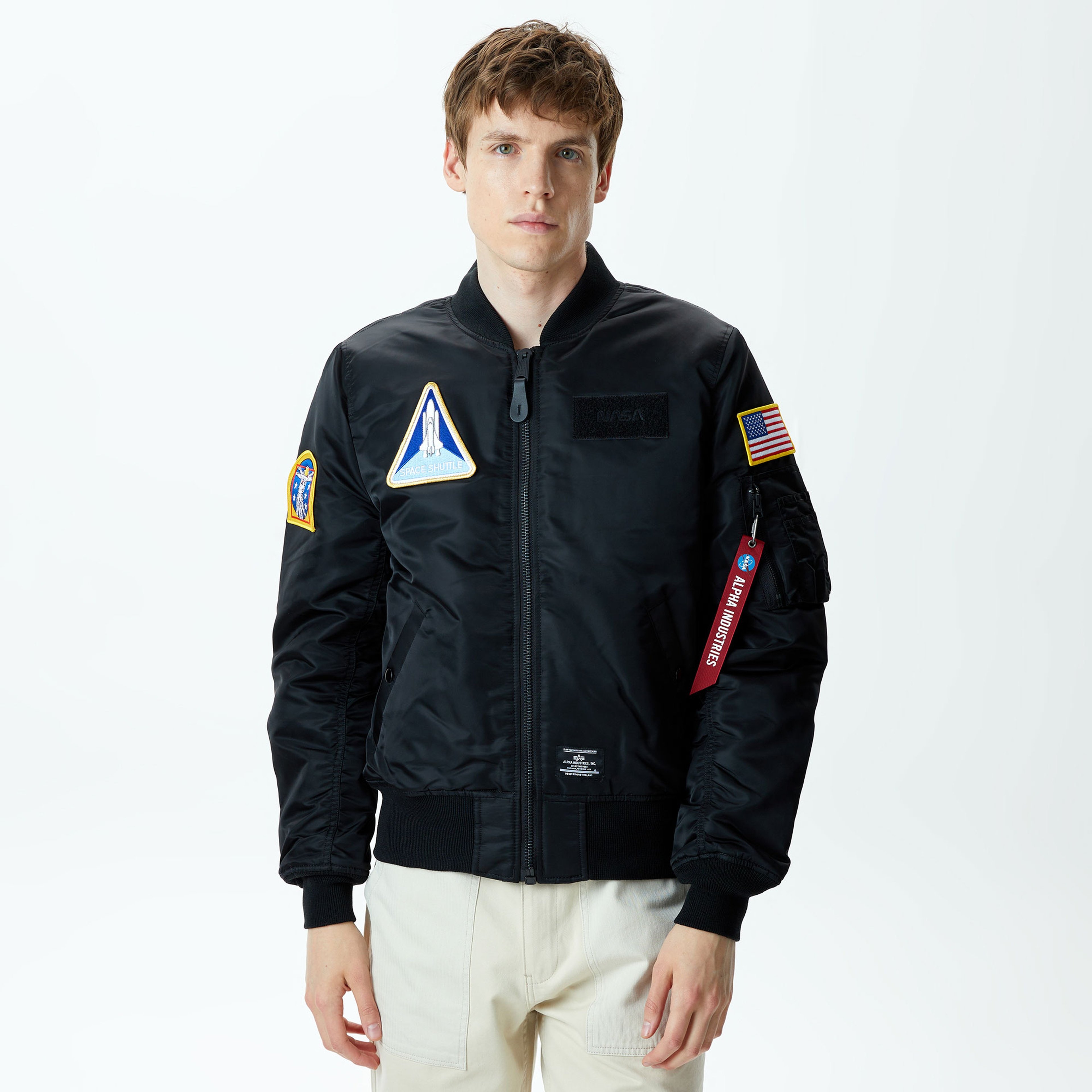 Alpha Industries Nasa Ma-1 Flight Gen Erkek Siyah Ceket