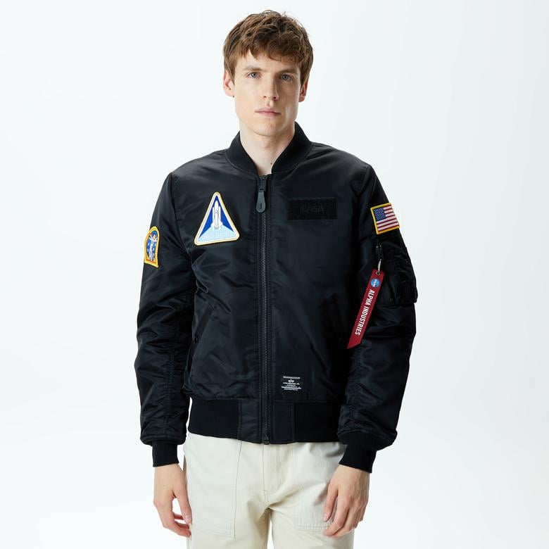 Alpha Industries Nasa Ma-1 Flight Gen Erkek Siyah Ceket