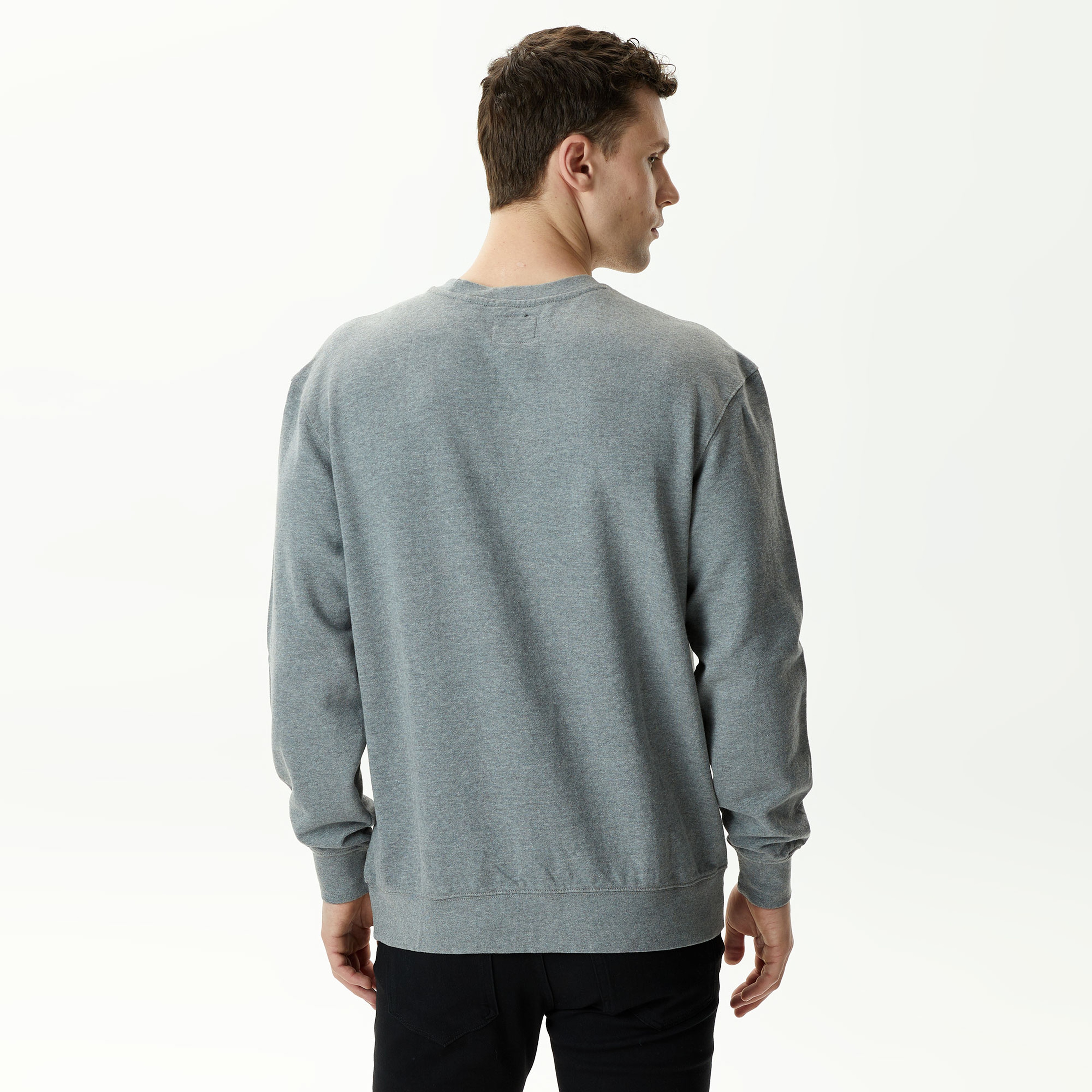 Alpha Industries Essential French Unisex Gri Sweatshirt