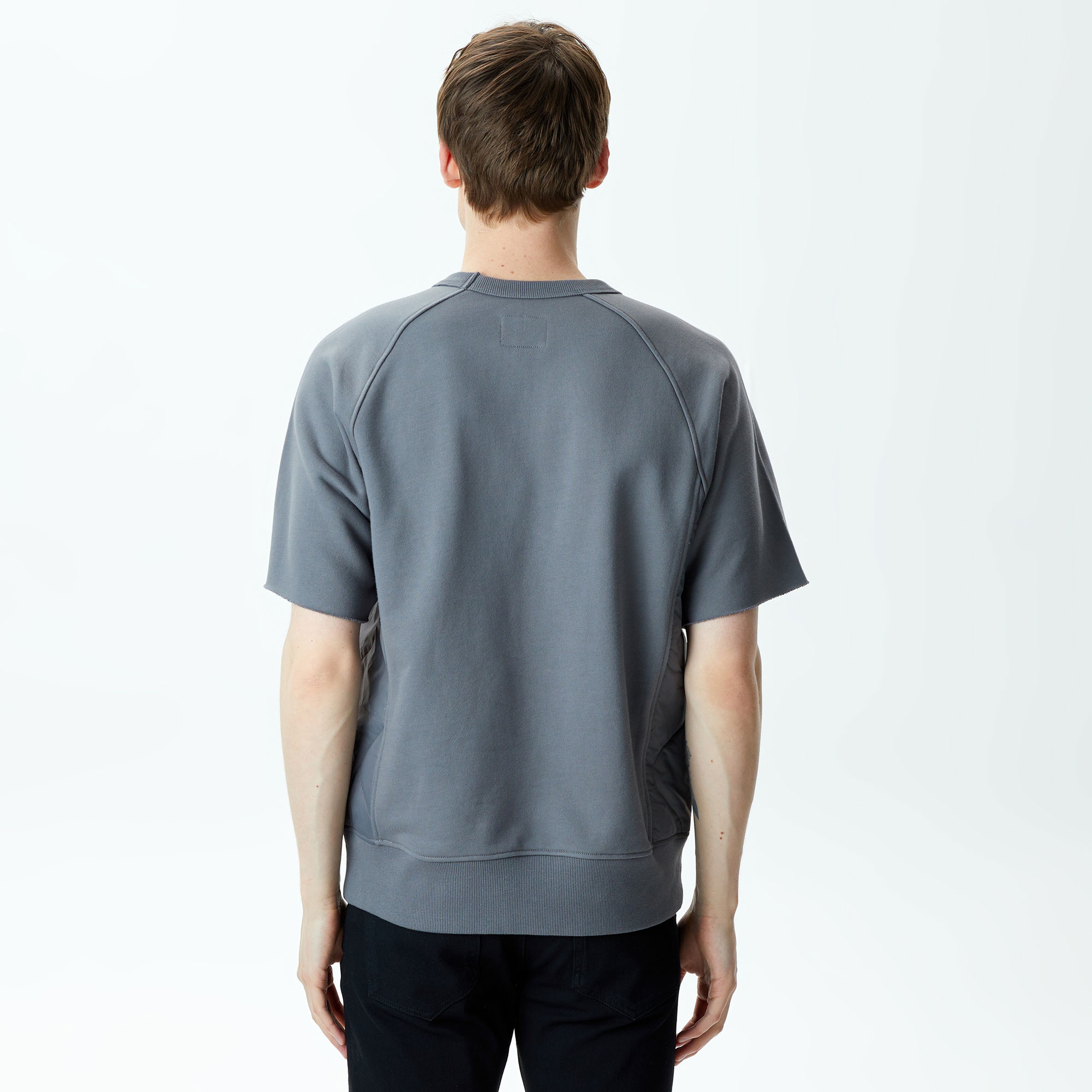 Alpha Industries Sleeve Erkek Gri Sweatshirt