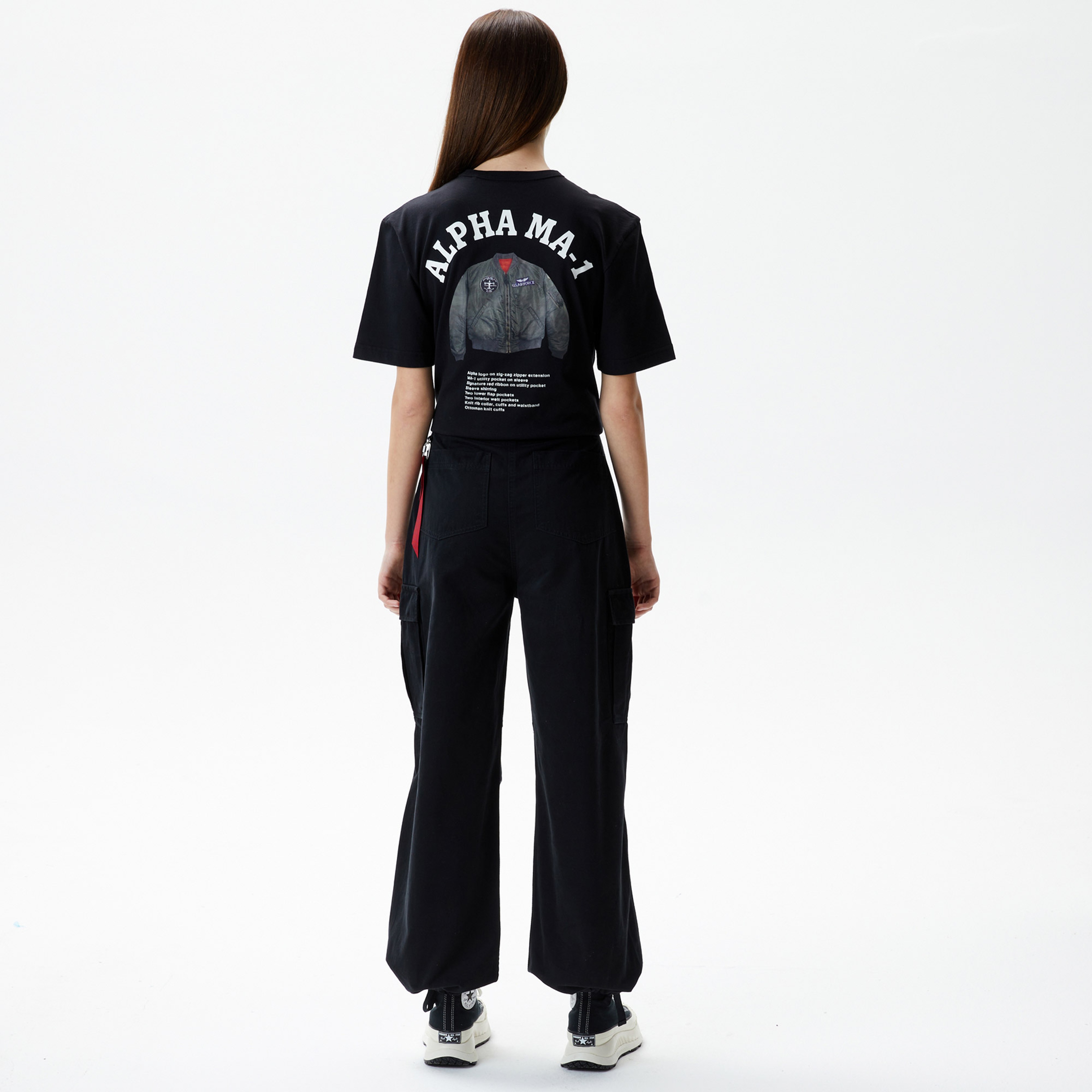 Alpha Industries M-65 Kadın Siyah Pantolon