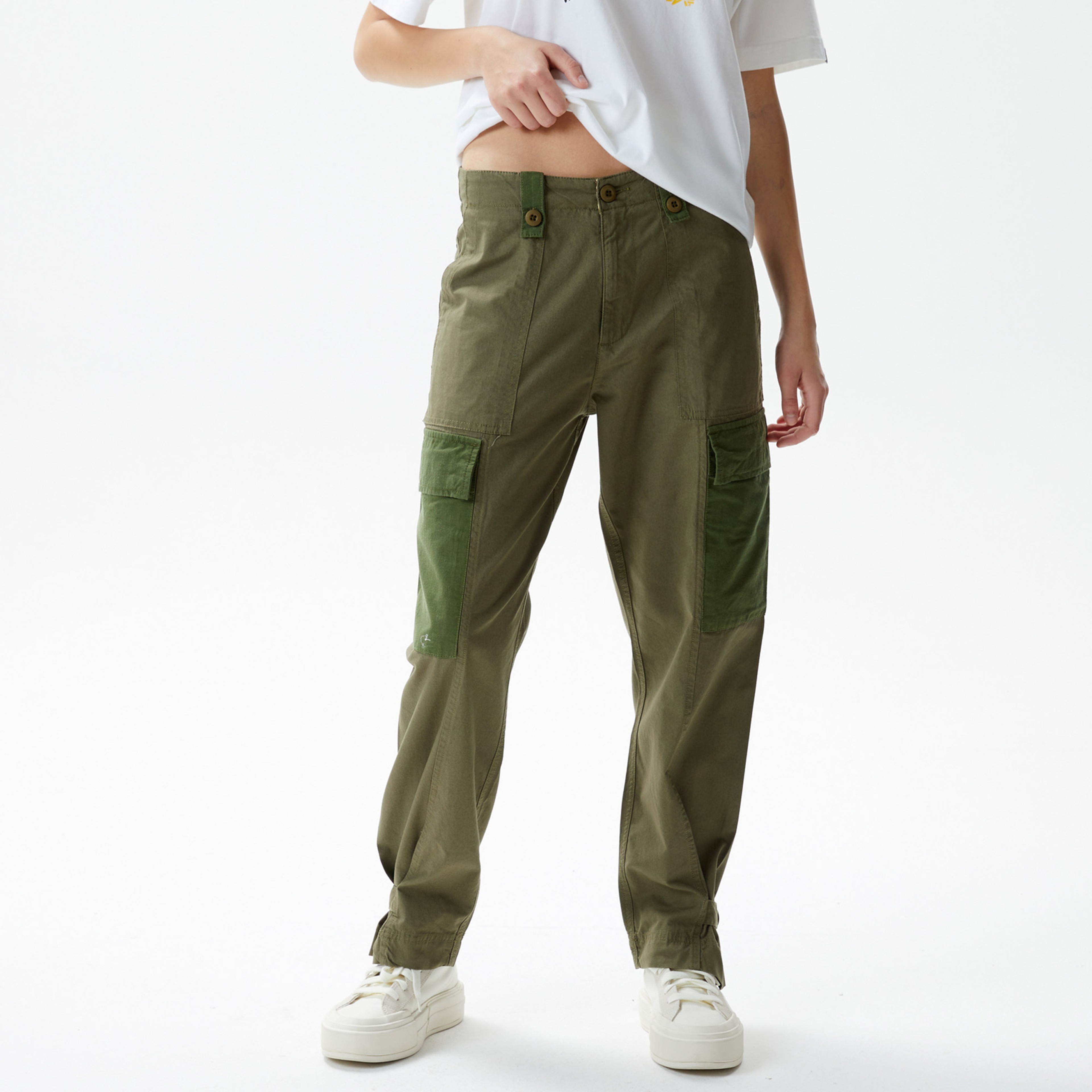 Alpha Industries Lightweight Kadın Yeşil Pantolon
