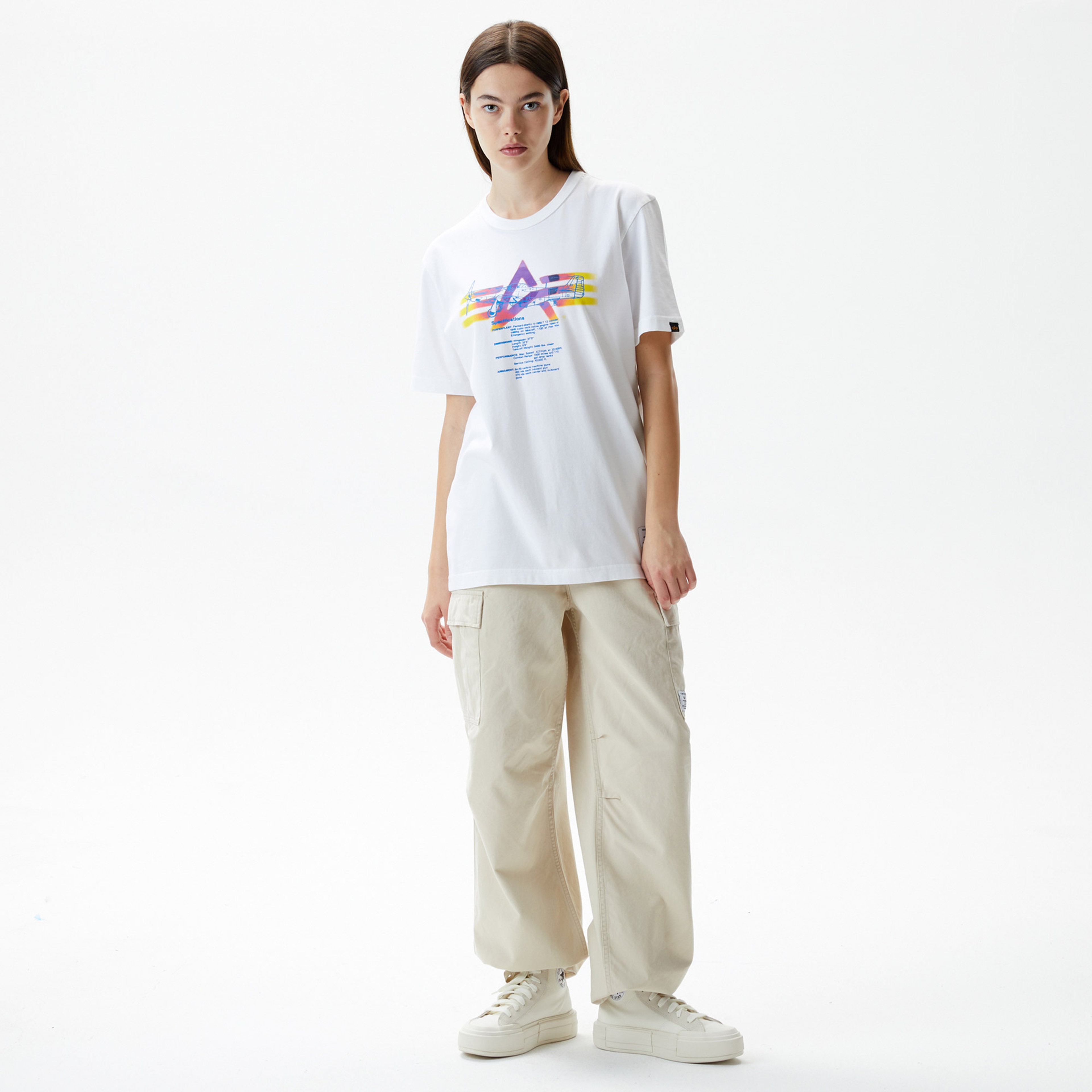 Alpha Industries M-65 Kadın Krem Pantolon