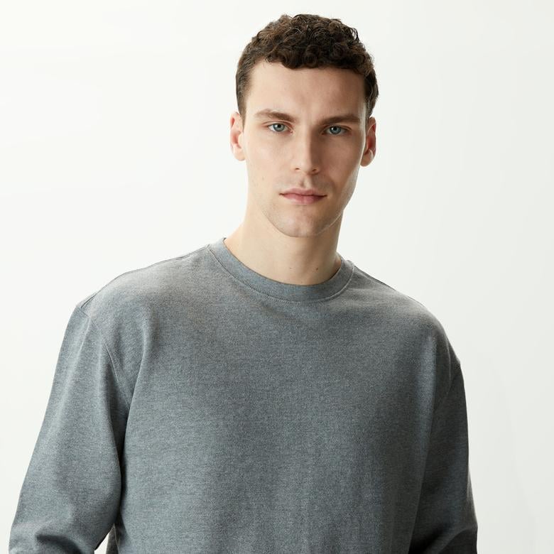 Alpha Industries Essential French Unisex Gri Sweatshirt