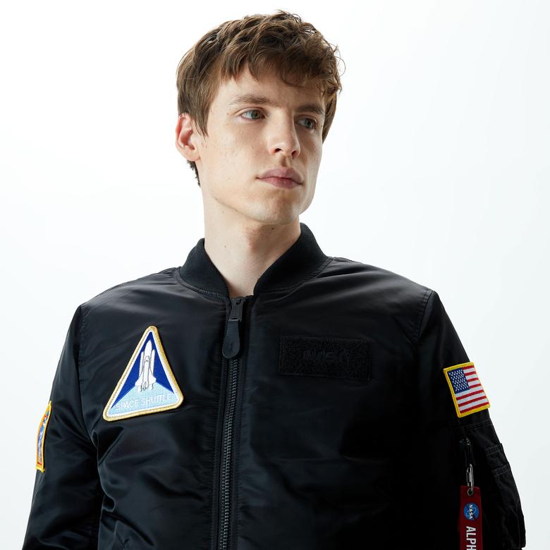 Alpha Industries Nasa Ma-1 Flight Gen Erkek Siyah Ceket