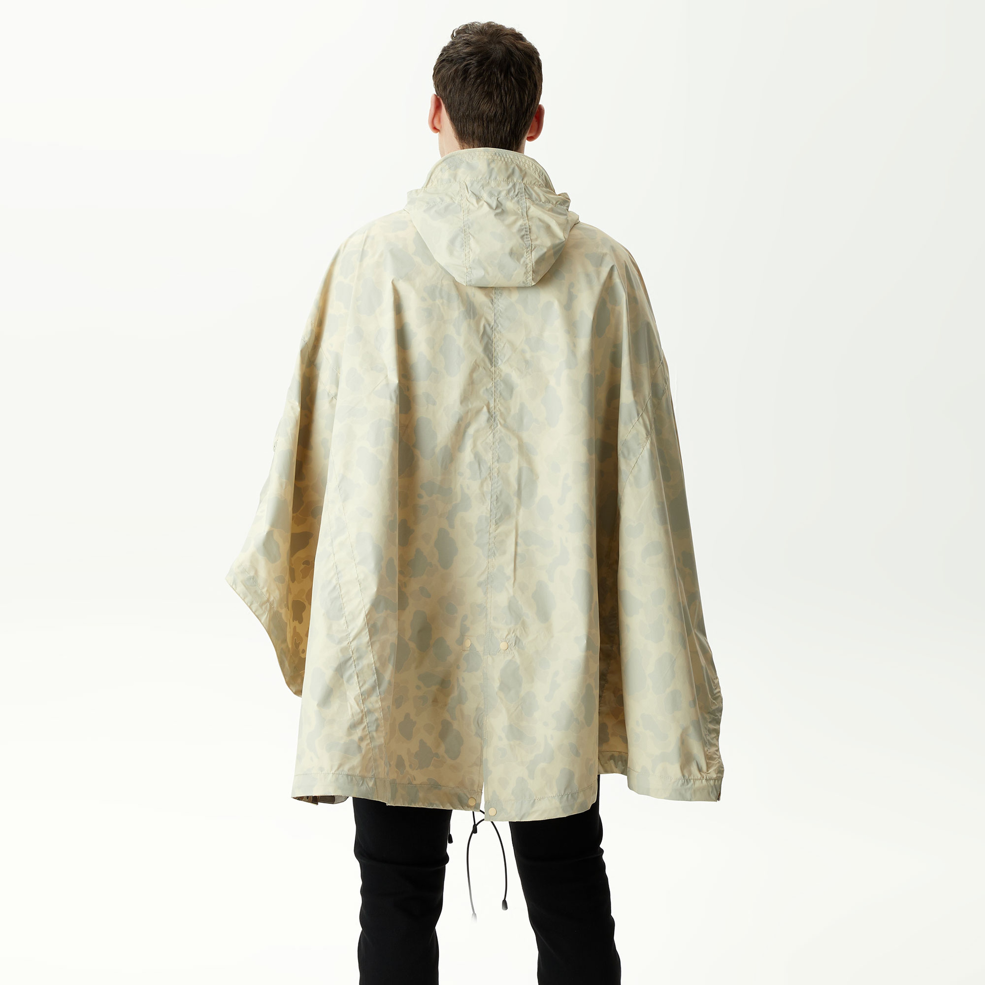 Alpha Industries Packaway Poncho Erkek Krem Yağmurluk
