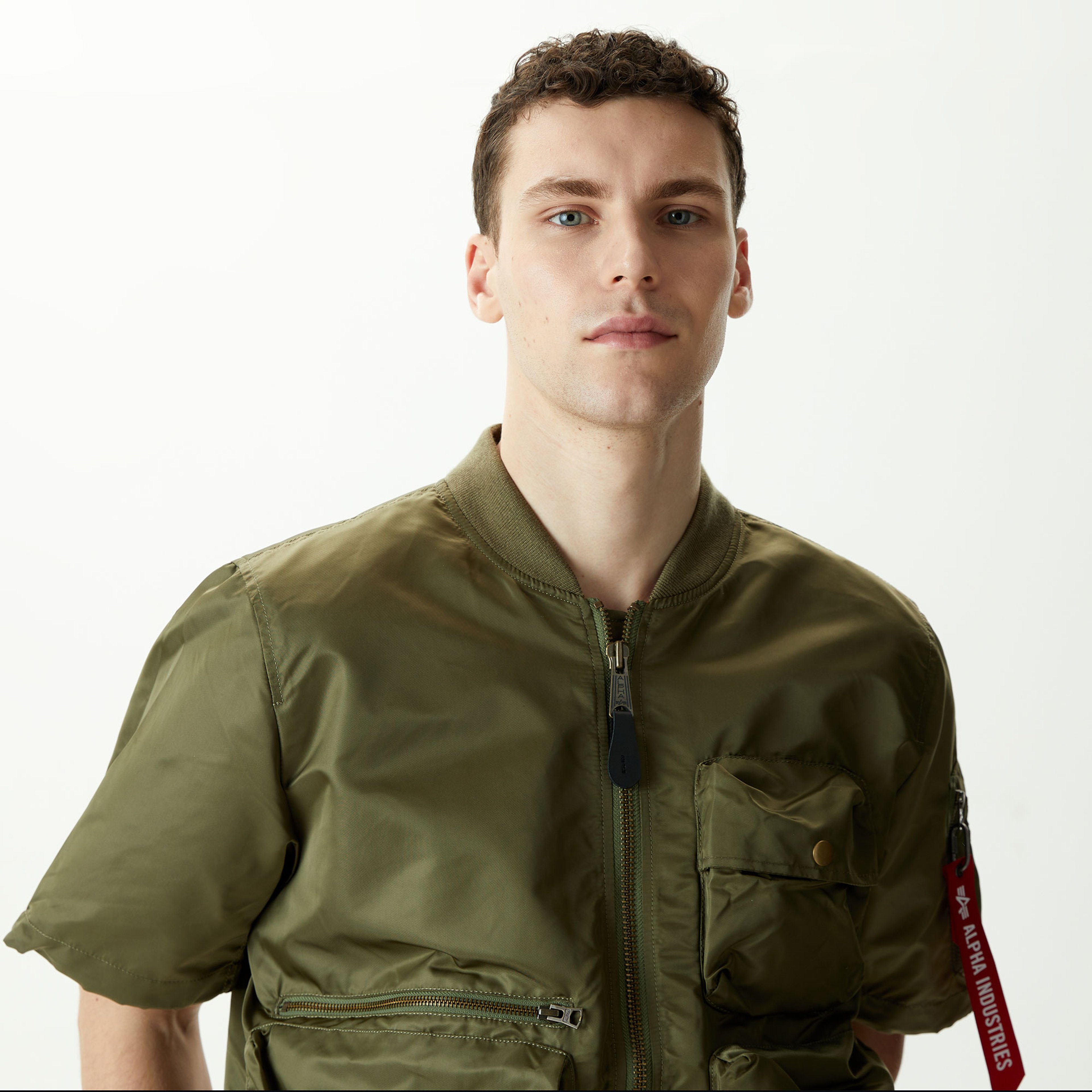 Alpha Industries L-2B Sleeve Flight Unisex Yeşil Ceket
