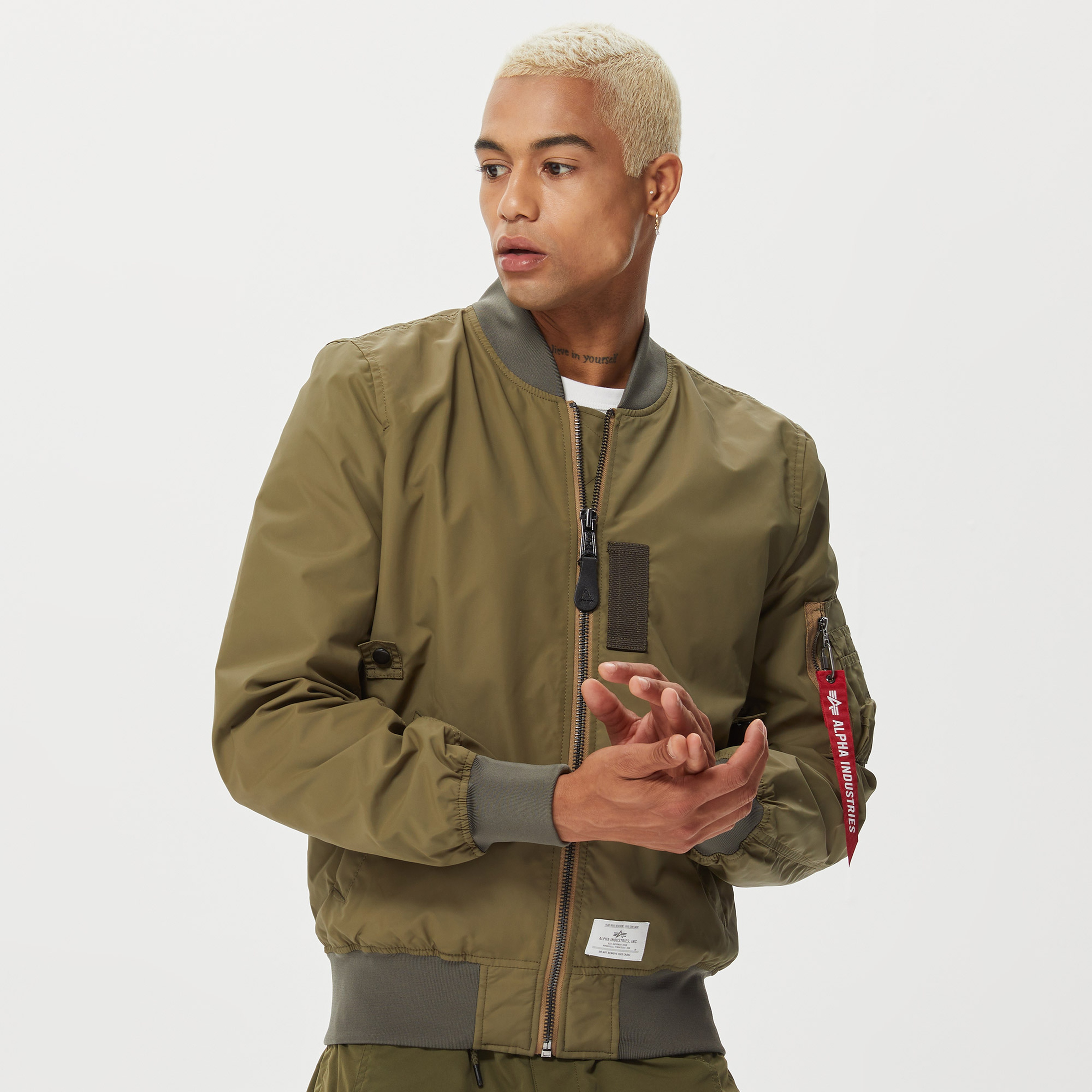 Alpha Industries Skymaster Erkek Yeşil Ceket