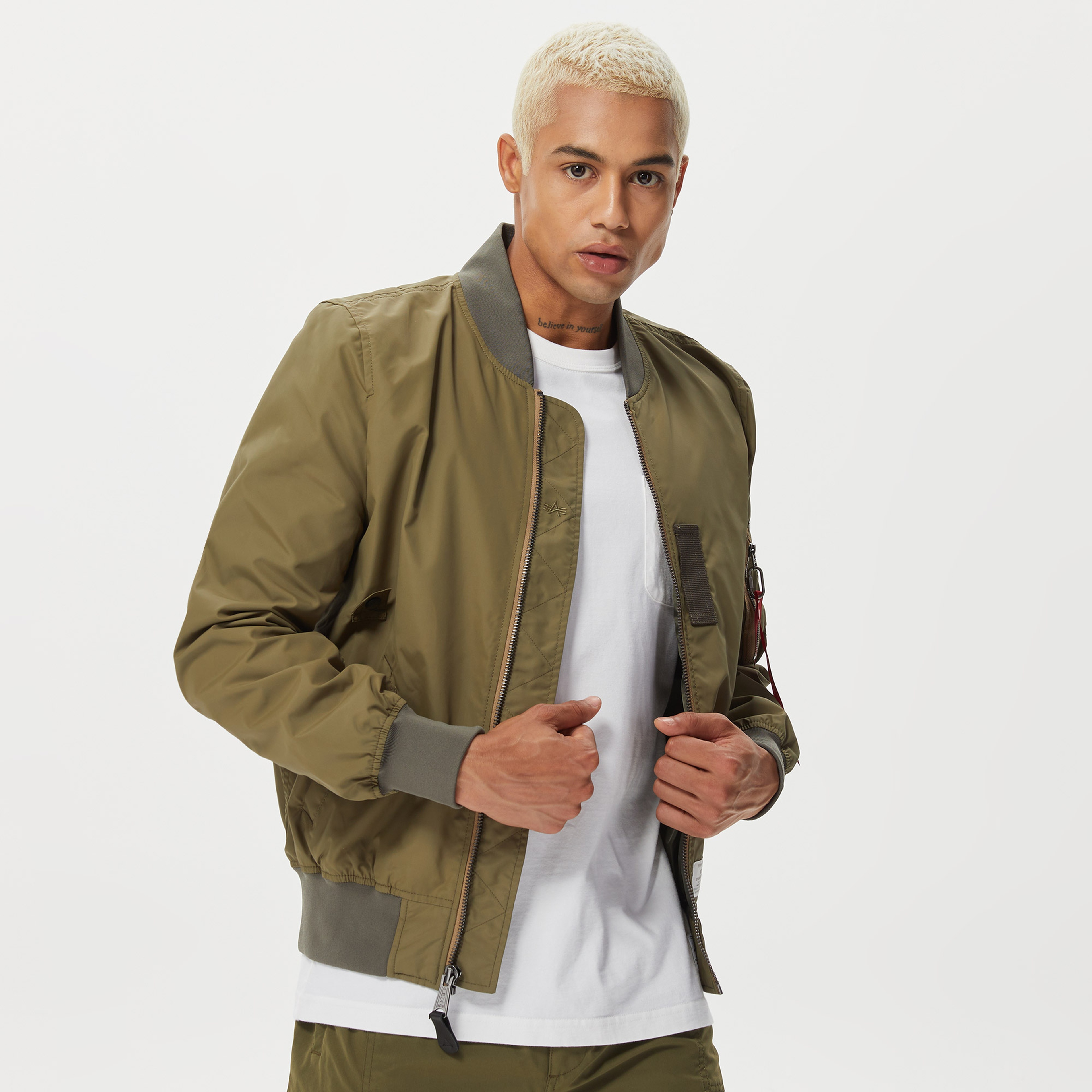 Alpha Industries Skymaster Erkek Yeşil Ceket