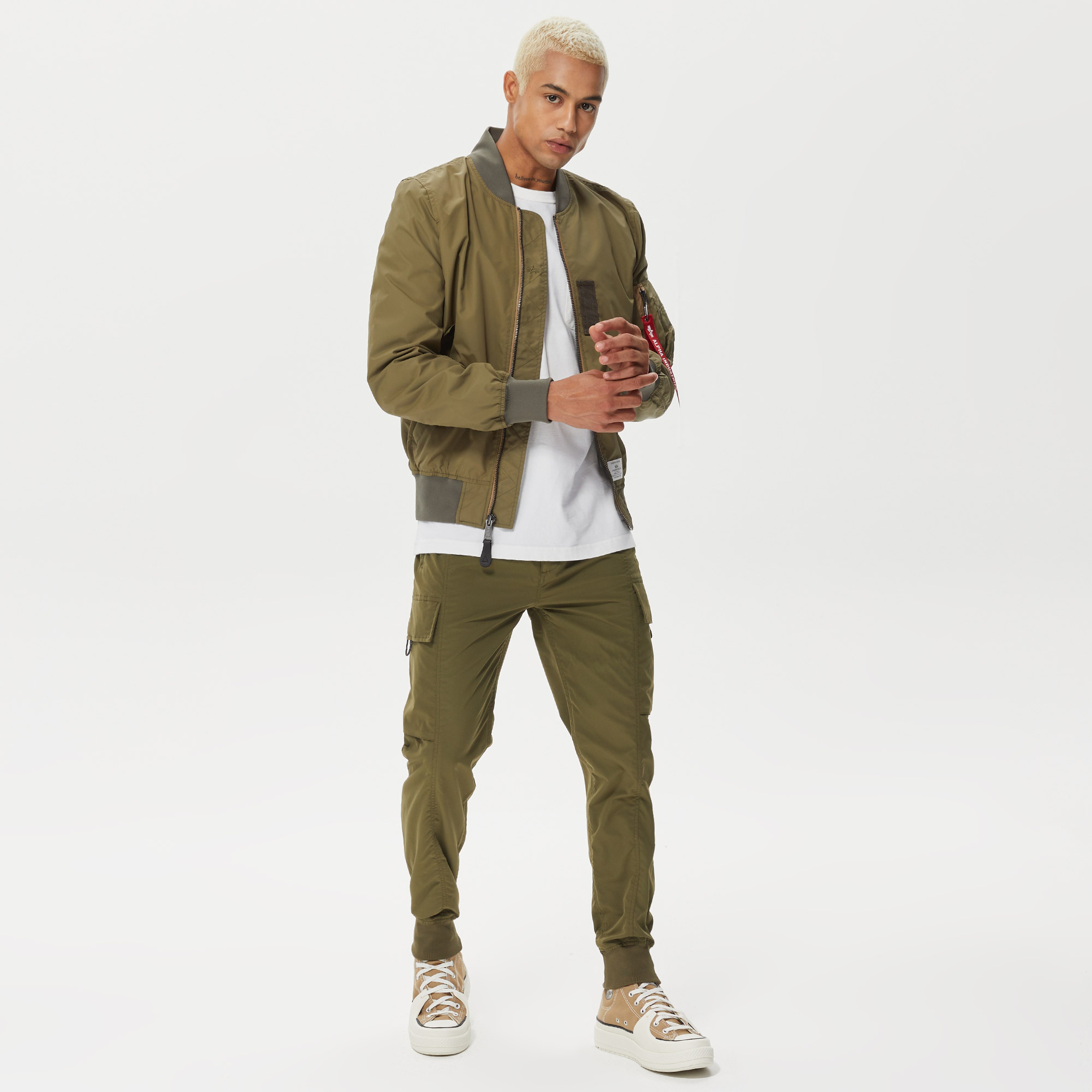 Alpha Industries Skymaster Erkek Yeşil Ceket