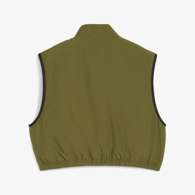 Puma Dare To Woven Vest Kadın Yeşil Ceket