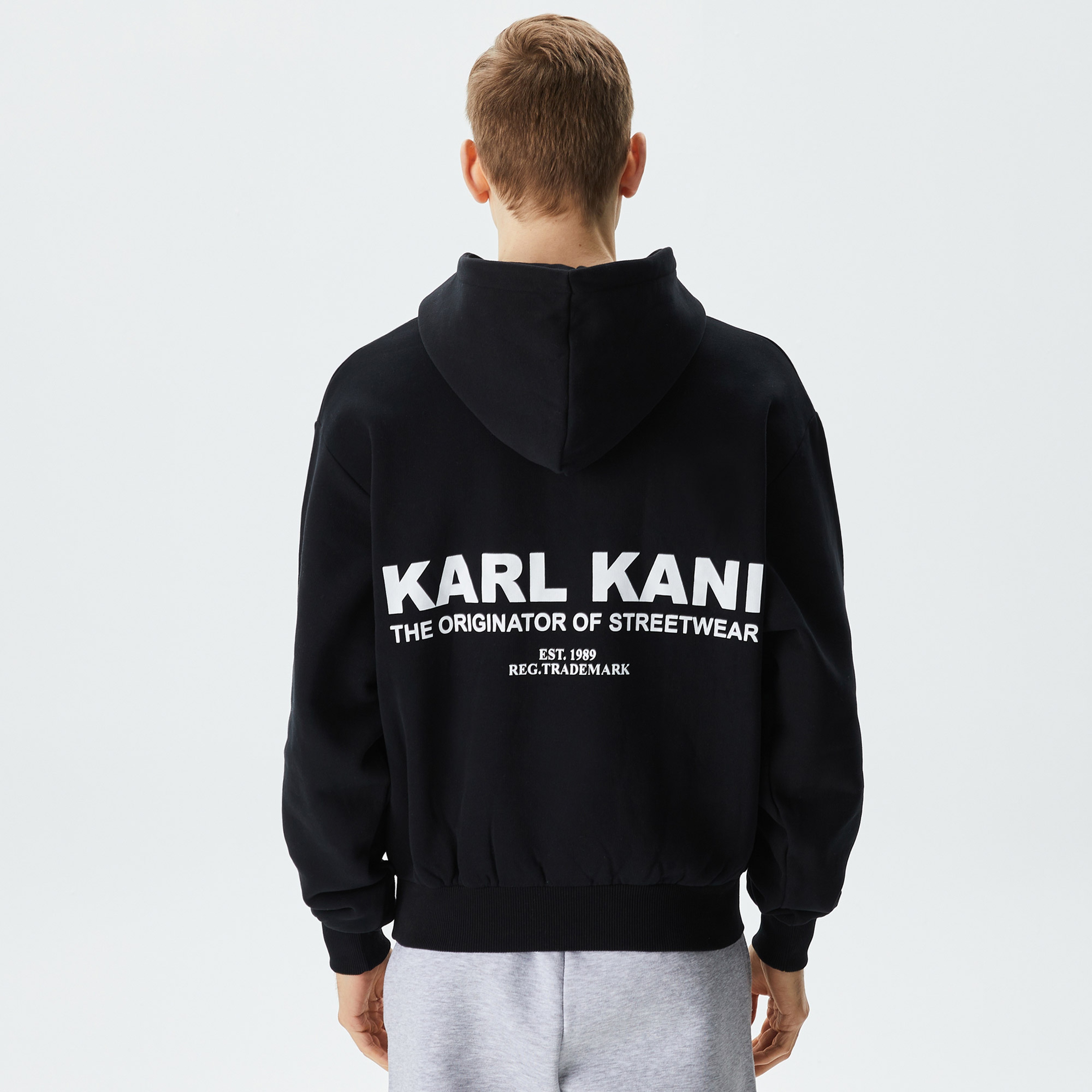Karl Kani Small Retro Os Erkek Siyah Hoodie