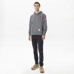 Alpha Industries Nasa Erkek Gri Hoodie