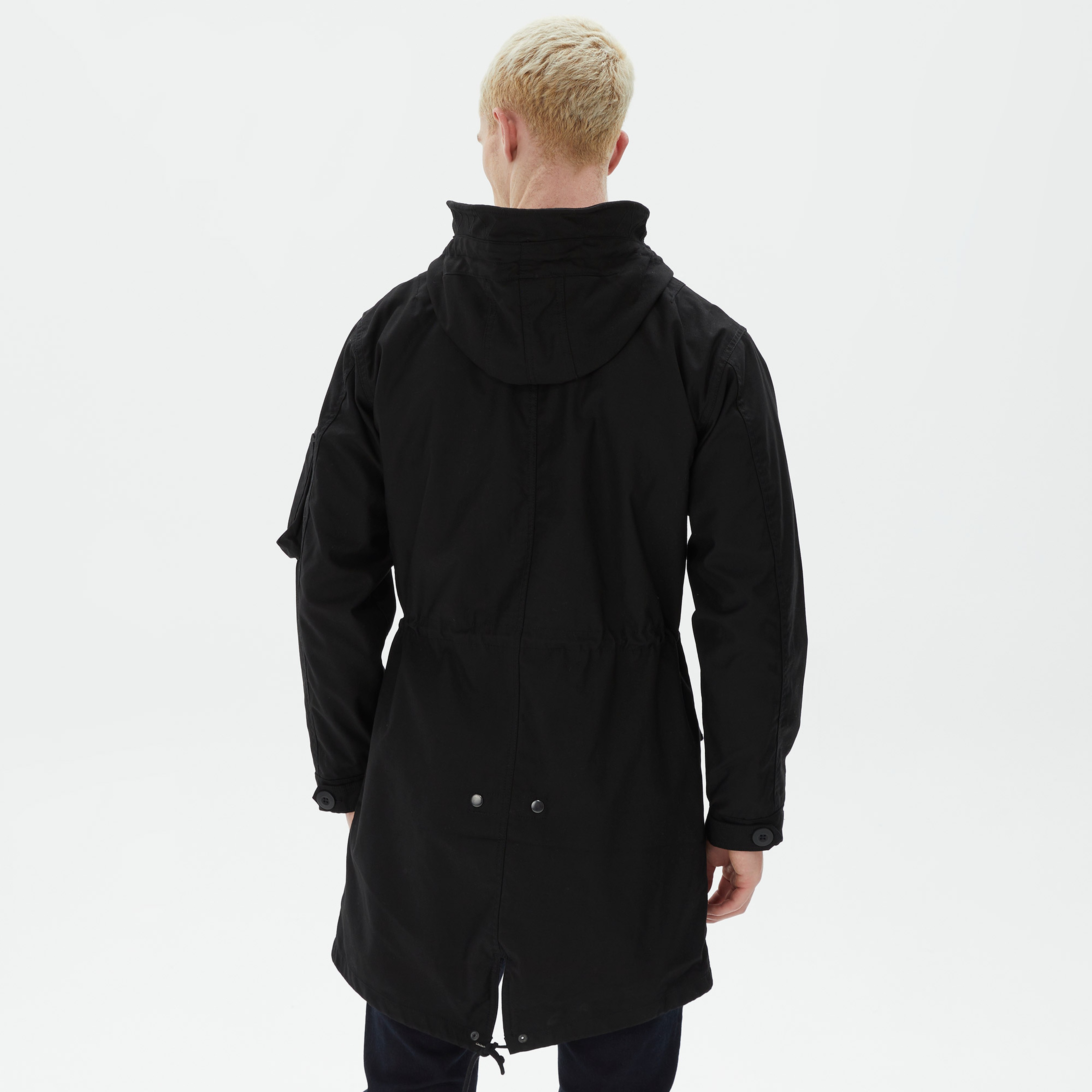 Alpha Industries M-59 Fishtail Mod Erkek Siyah Ceket