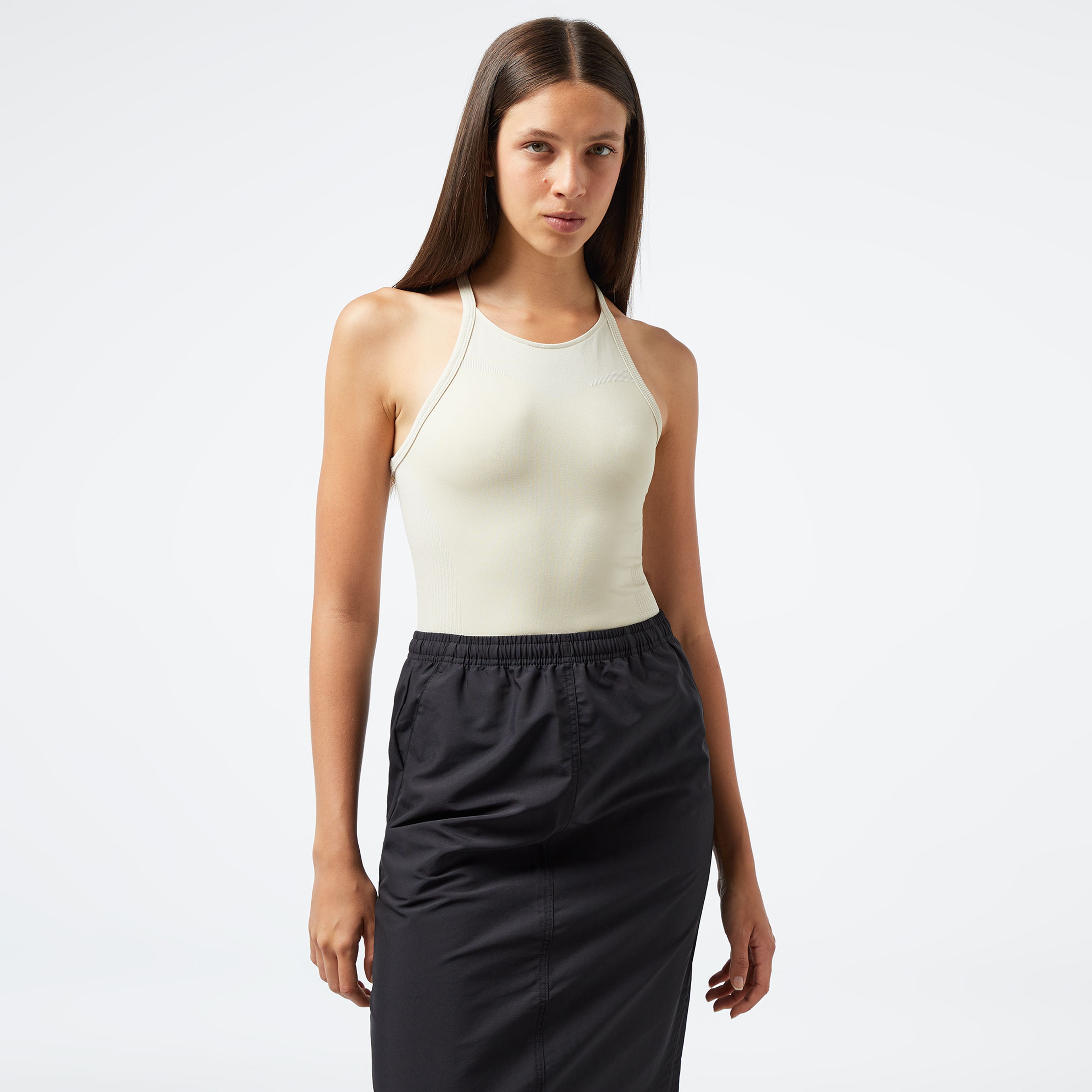 Under Armour Vanish Elite Seamless Tank Kadın Bej T-Shirt