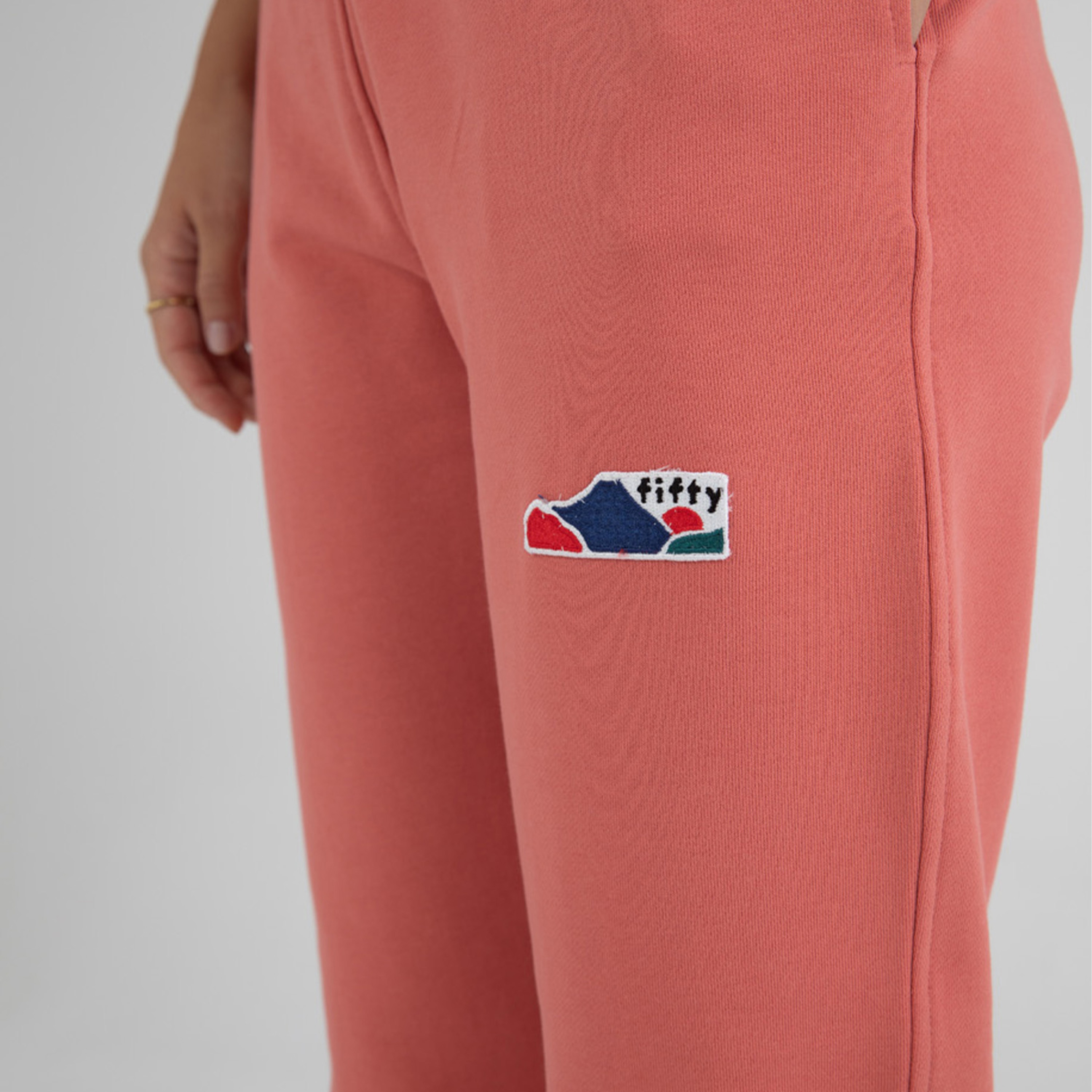 Fifty Pieces Boyfriend Fit Kadın Pembe Eşofman Altı