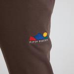 Fifty Pieces Classic Kadın Kahverengi Crop Sweatshirt