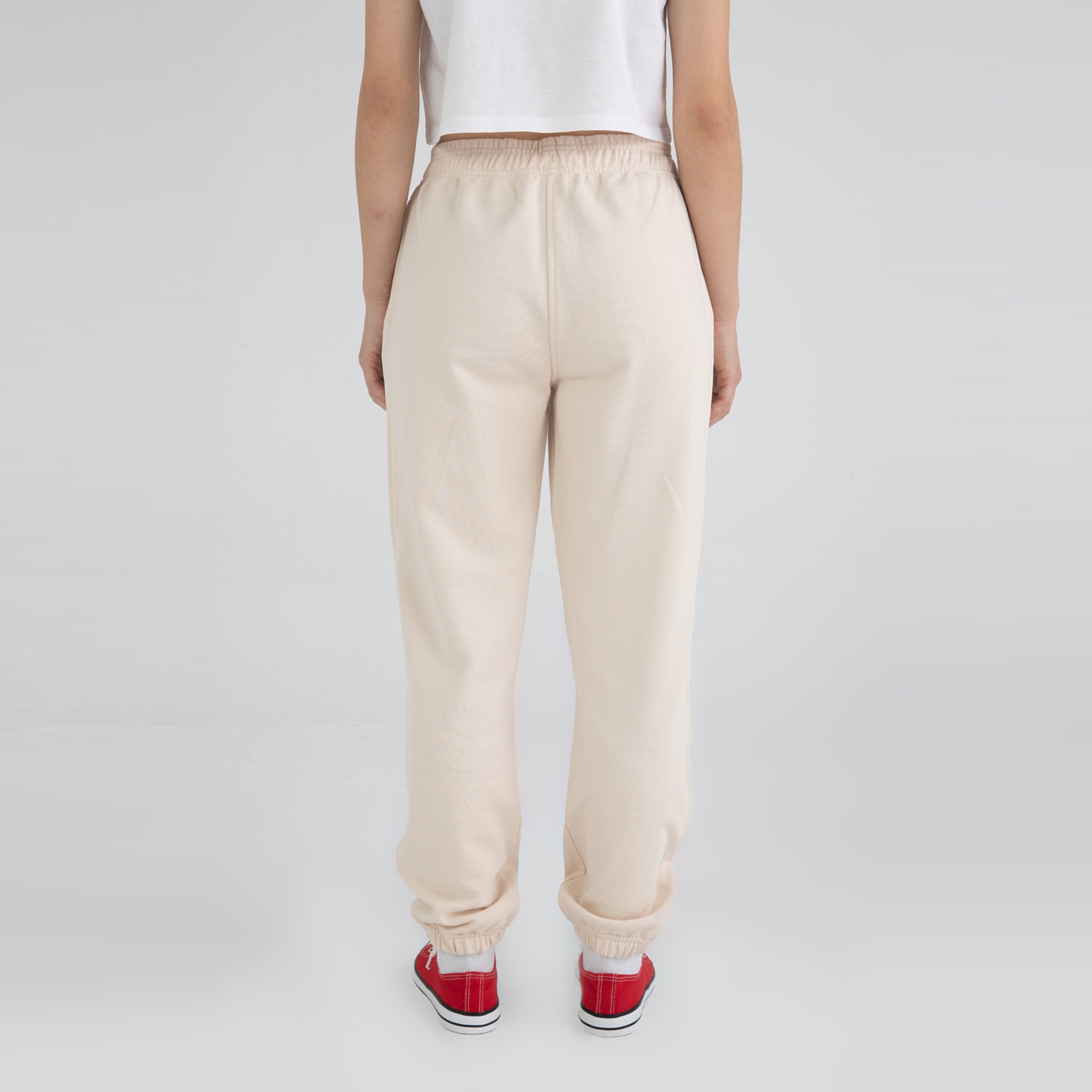 Fifty Pieces Boyfriend Fit Kadın Krem Eşofman Altı