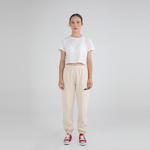 Fifty Pieces Boyfriend Fit Kadın Krem Eşofman Altı