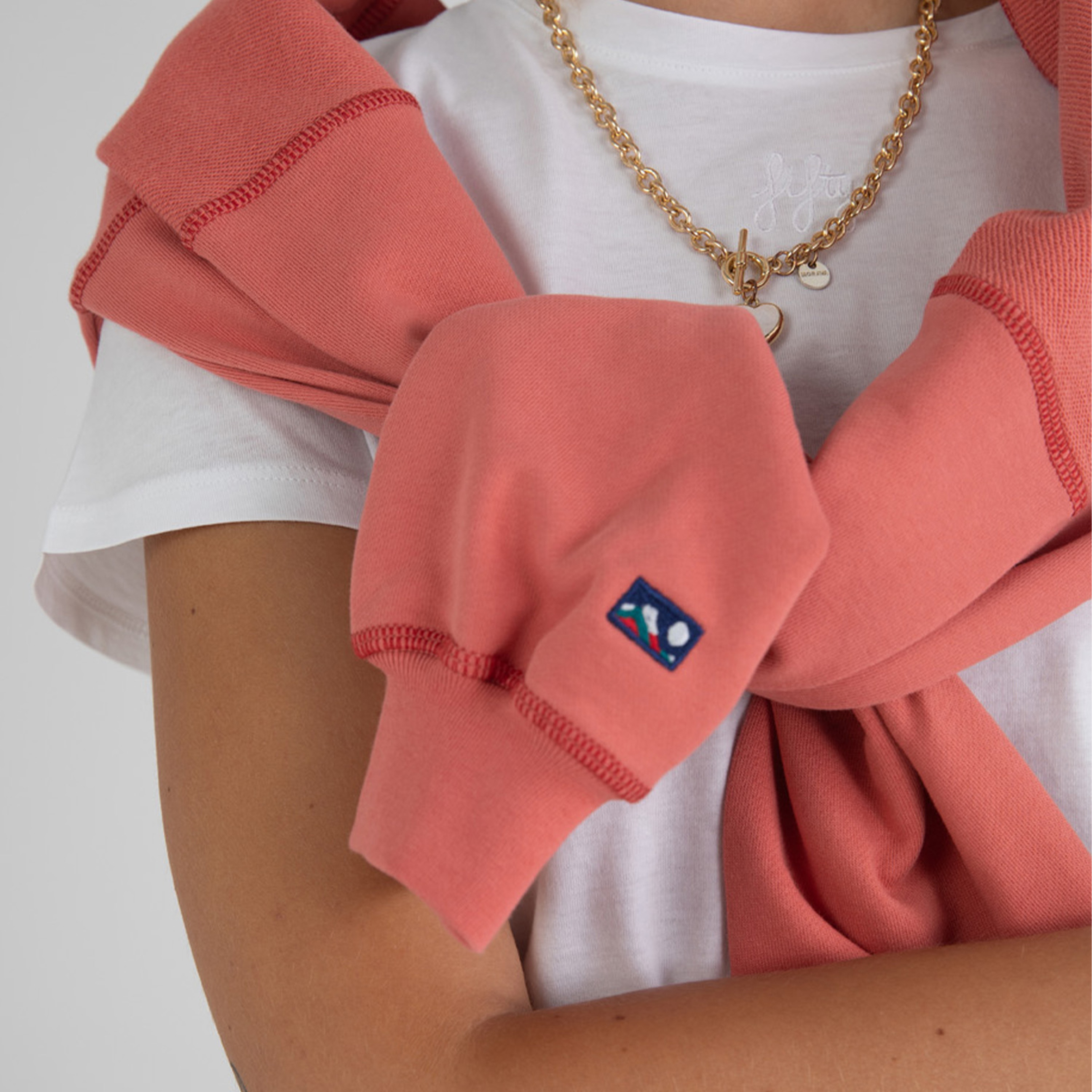 Fifty Pieces Oversize Kadın Pembe Sweatshirt