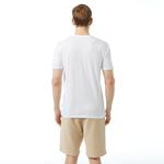 Nautica Erkek Beyaz Standart Fit Kısa Kollu Baskılı T-Shirt