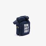 Erkek Baskılı Lacivert Postacı Çantası