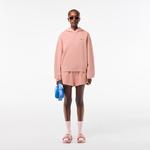 Kadın Oversize Fit Kapüşonlu Pembe Sweatshirt