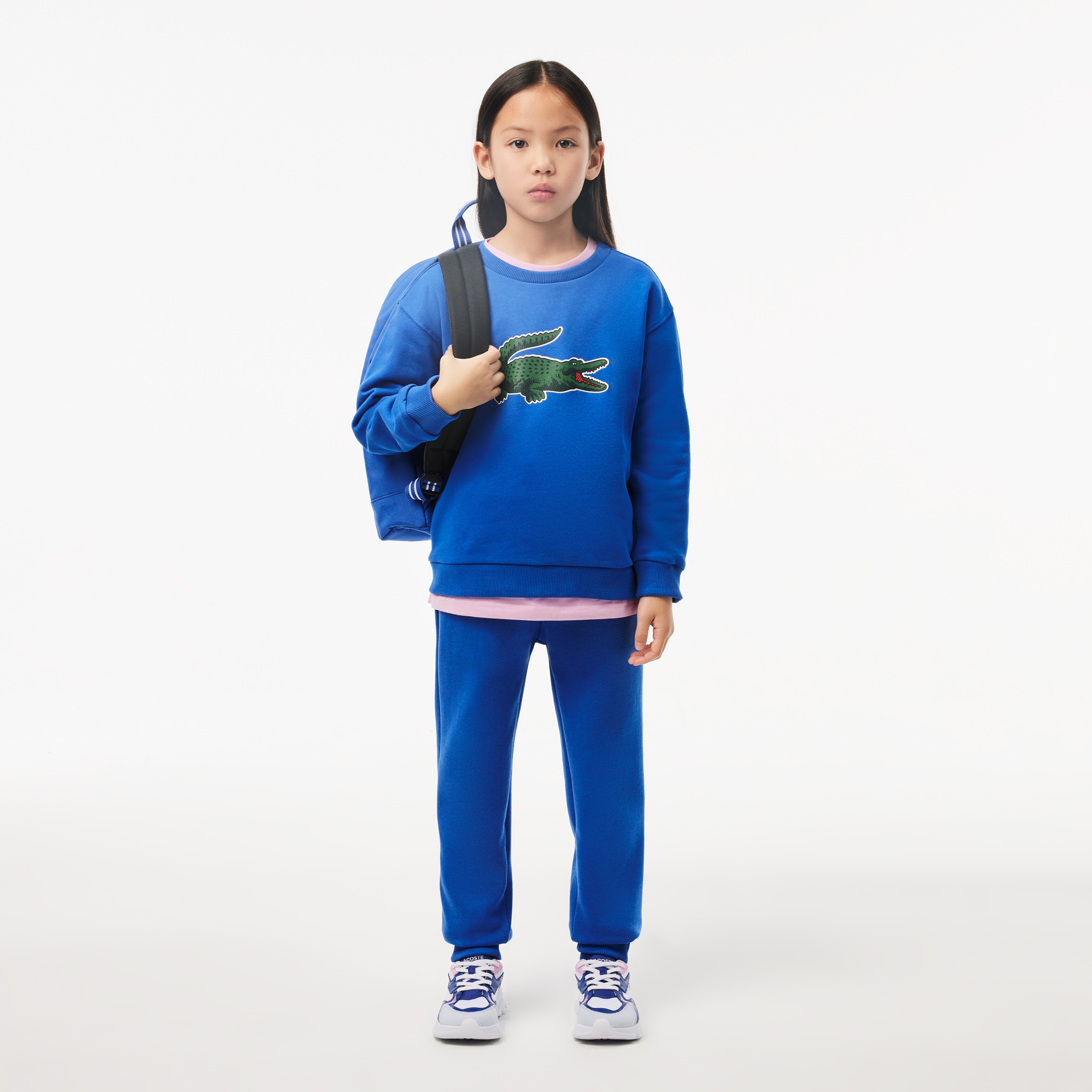 Çocuk Baskılı Mavi Sweatshirt