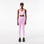 Kadın Slim Fit Baskılı Pembe Tayt