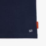 Roland Garros Unisex Regular Fit Bisiklet Yaka Baskılı Lacivert T-Shirt