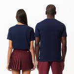 Roland Garros Unisex Regular Fit Bisiklet Yaka Baskılı Lacivert T-Shirt