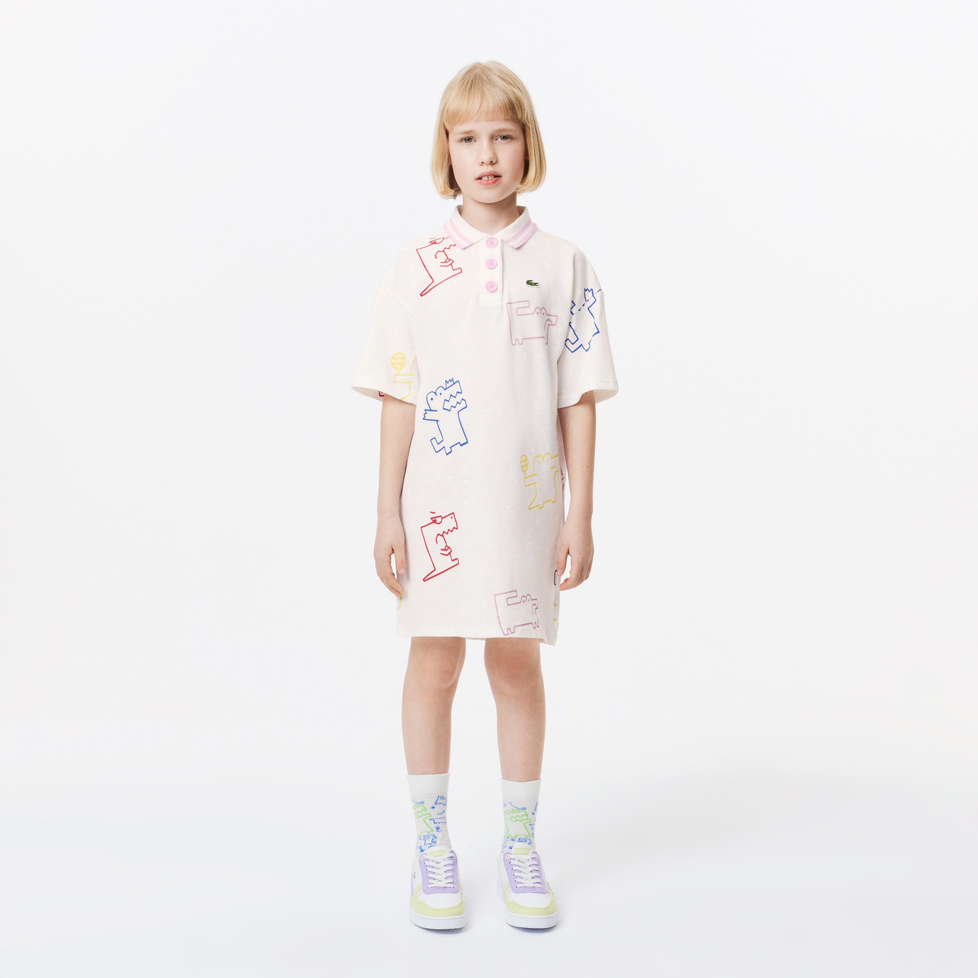 Kız Çocuk Beyaz Elbise