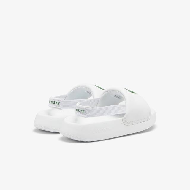 Lacoste Lacoste Croco 1.0 Çocuk Beyaz Terlik Sandalet & Terlik | Occasion Beyaz - 4. görsel