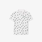 Çocuk Baskılı Beyaz Polo