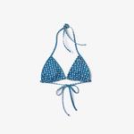 Kadın Monogram Mavi Bikini Üstü