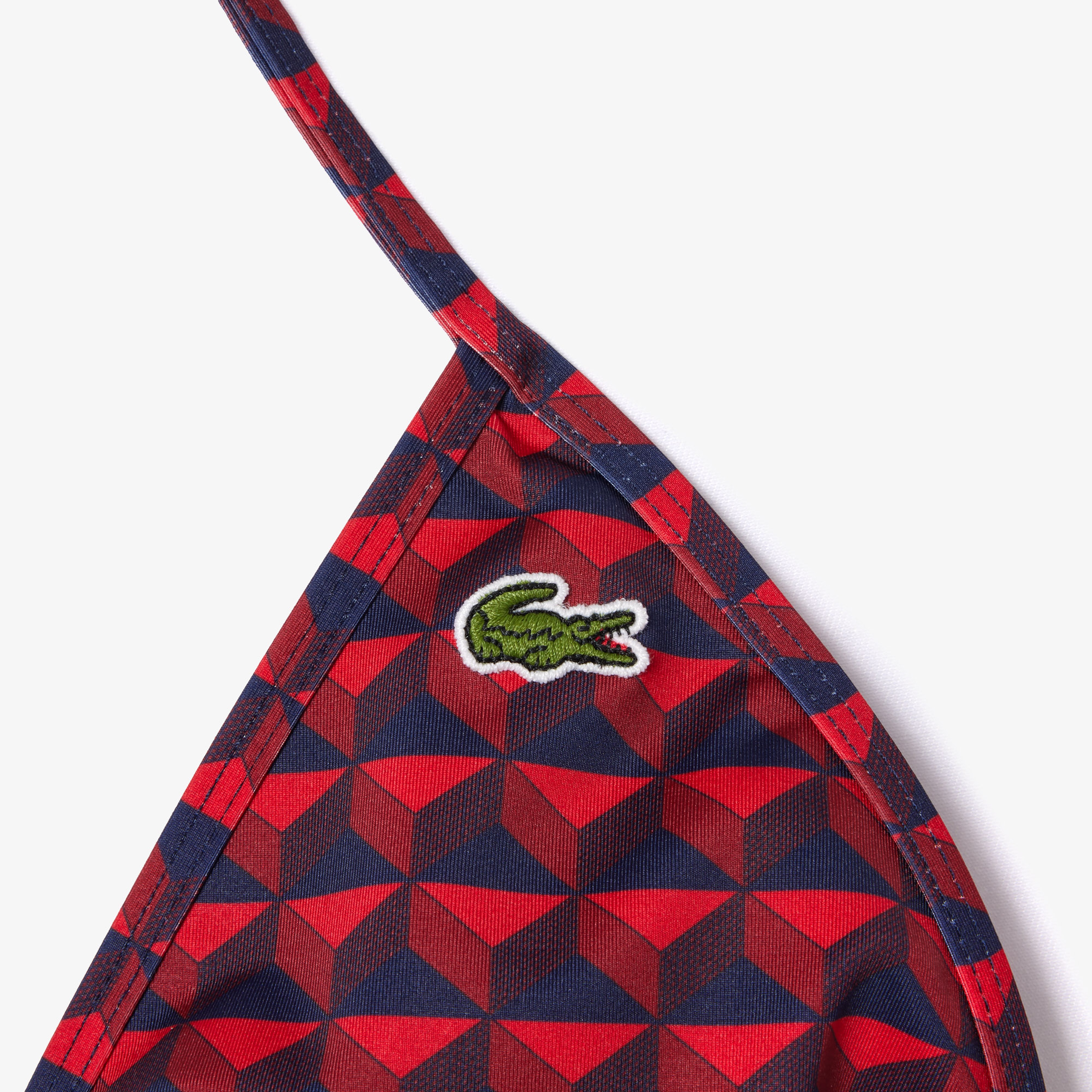 Kadın Monogram Bordo Bikini Üstü