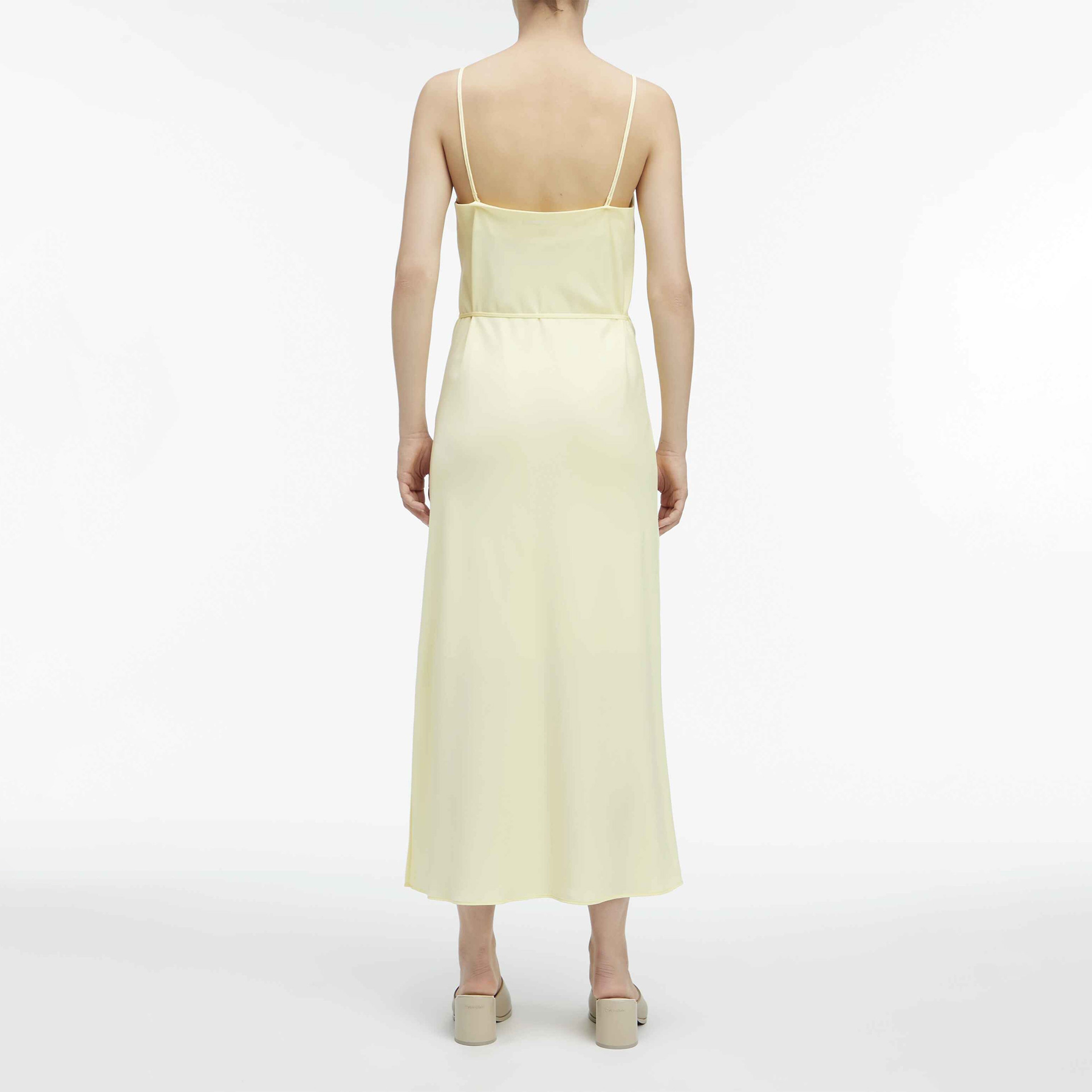 Calvin Klein Kadın Sarı Elbise