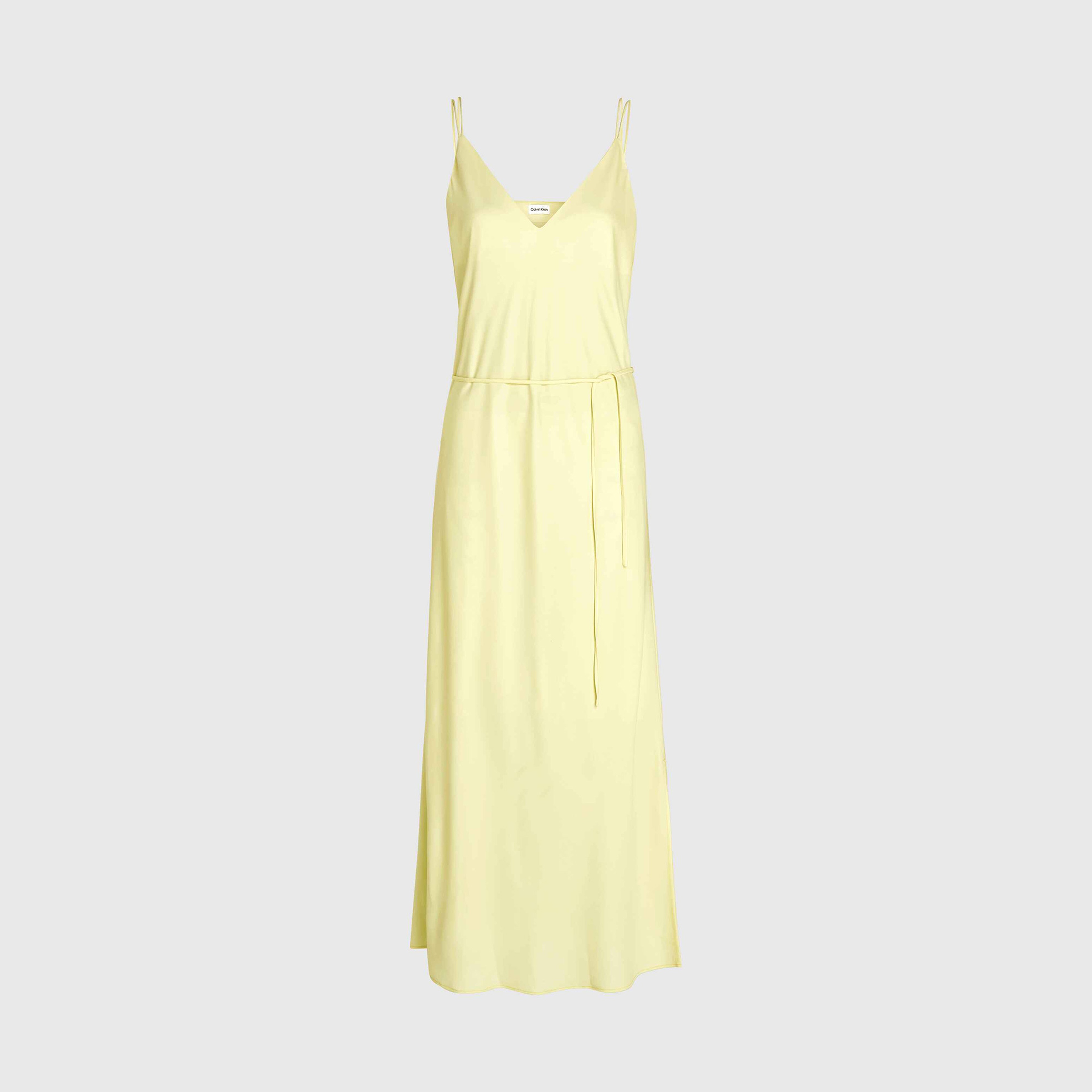 Calvin Klein Kadın Sarı Elbise
