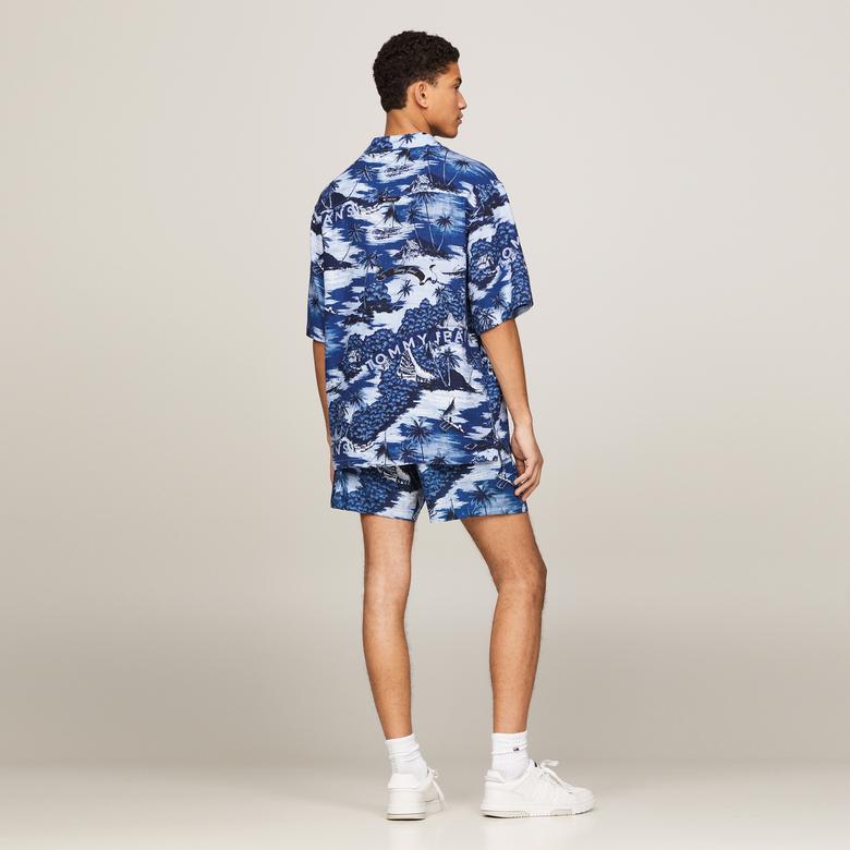 Tommy Hilfiger Erkek Mor Gömlek
