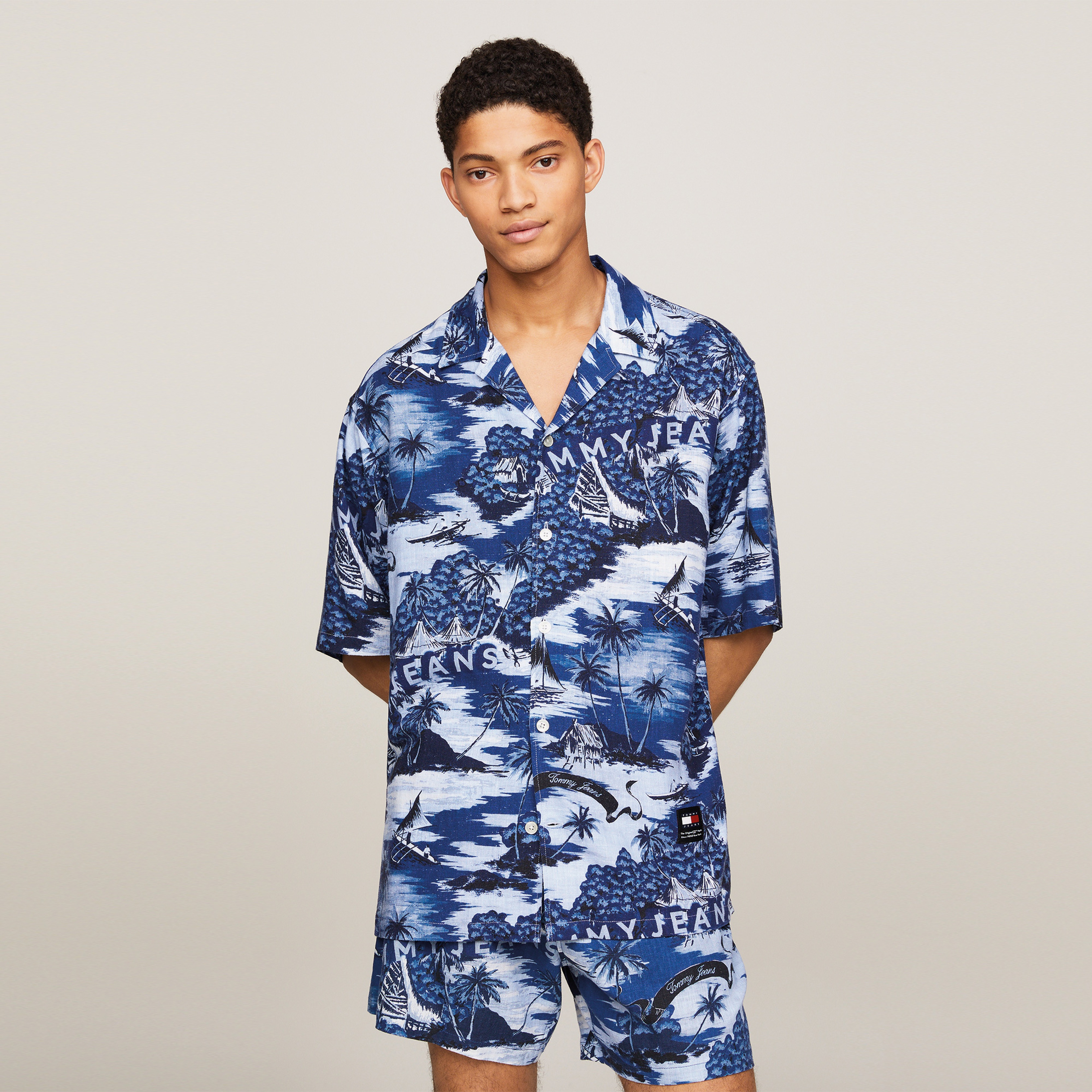 Tommy Hilfiger Erkek Mor Gömlek
