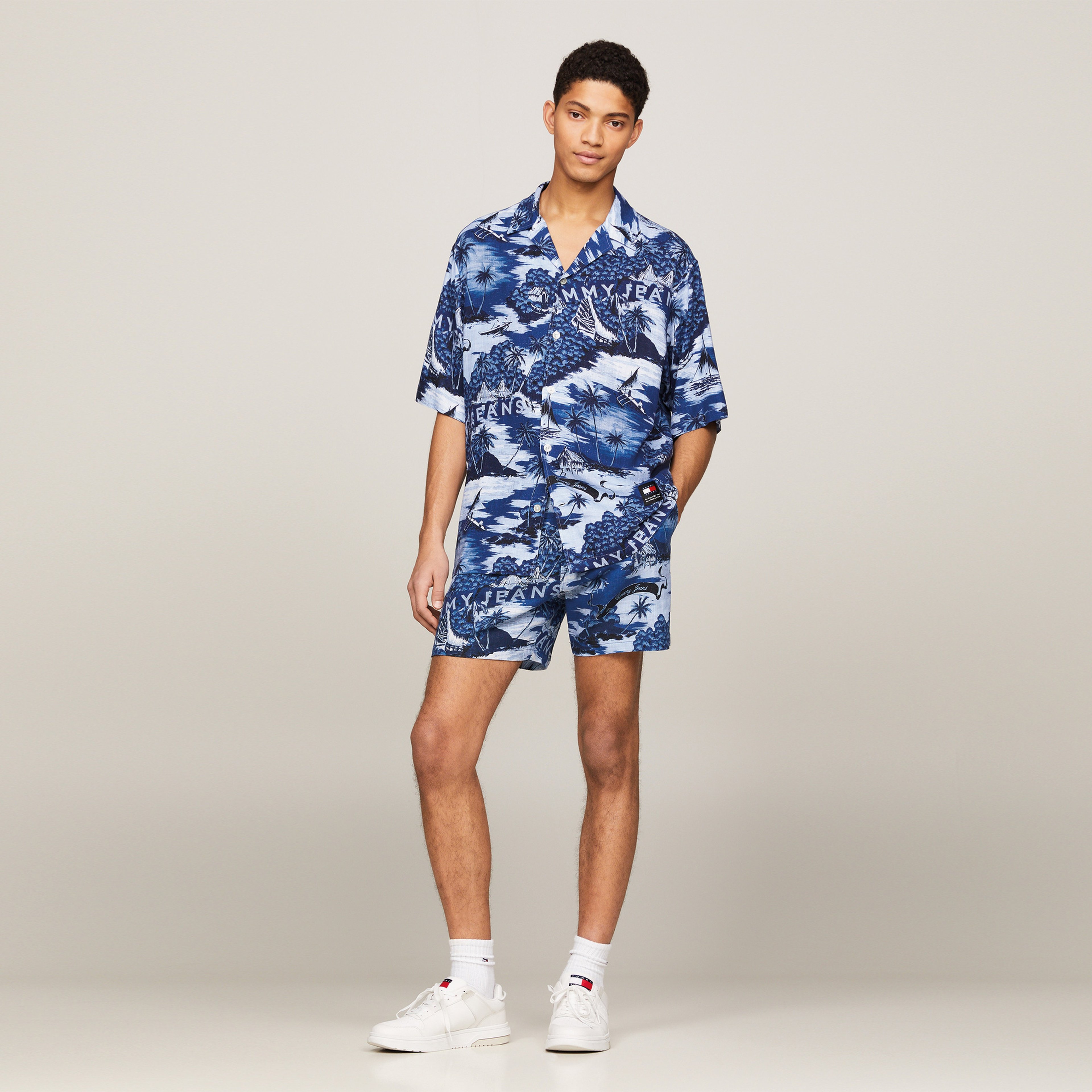 Tommy Hilfiger Erkek Mor Gömlek