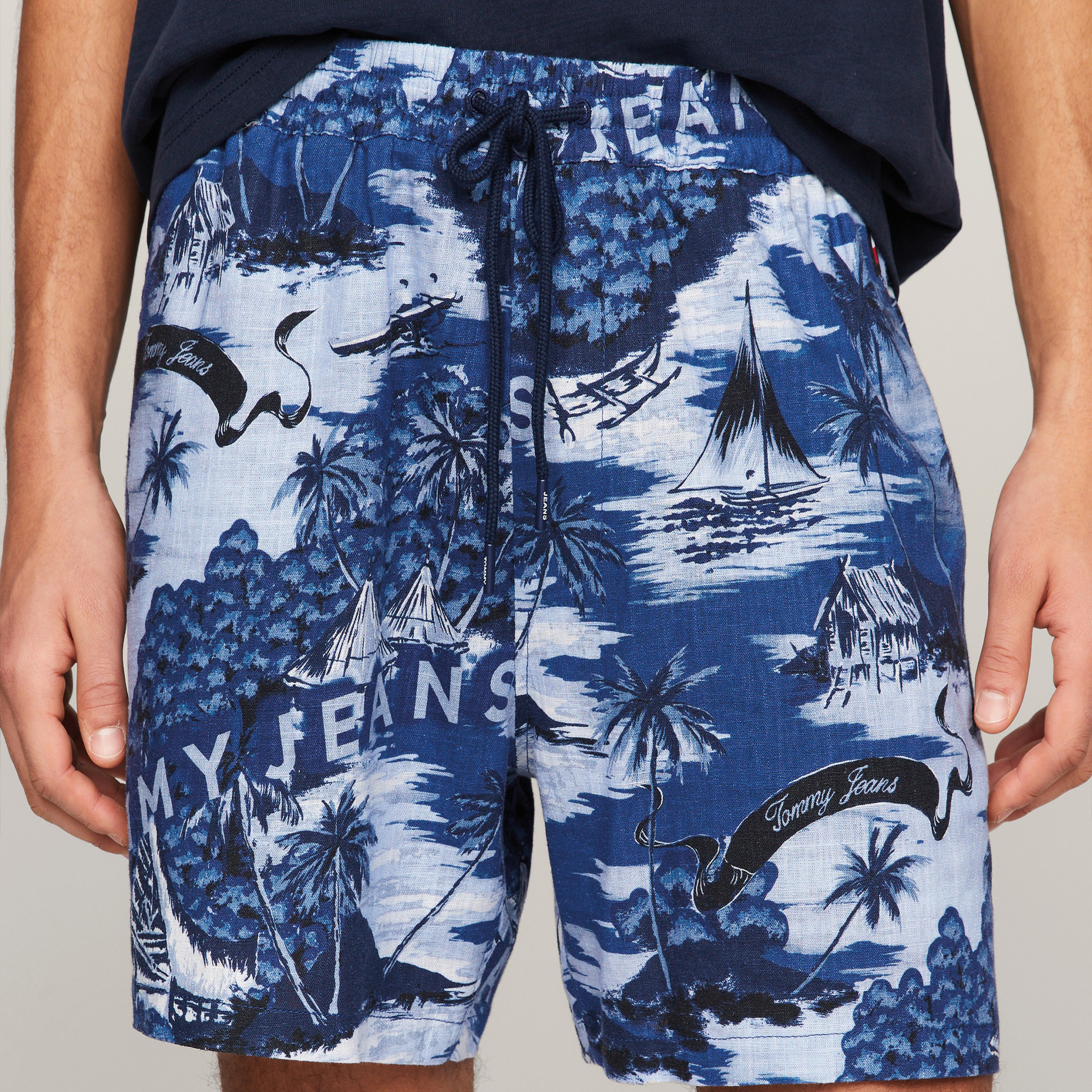 Tommy Hilfiger Erkek Mor Şort