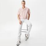 Nautica Erkek Turuncu Classic Fit Kısa Kollu Çizgili Gömlek